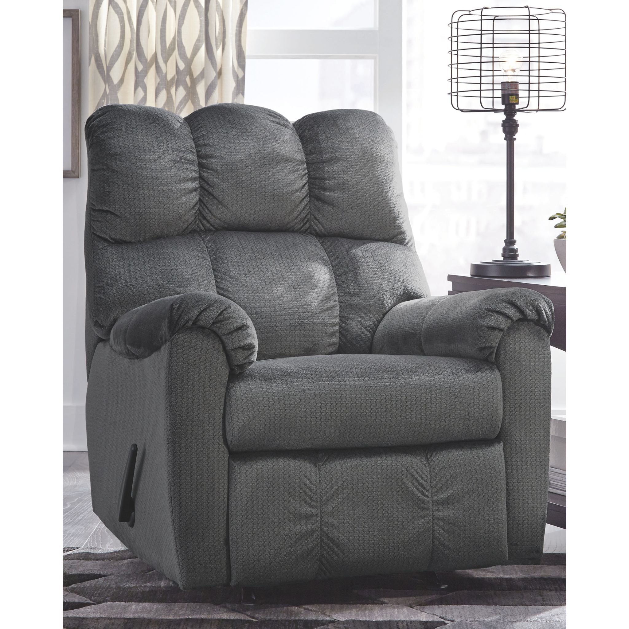 Foxfield Rocker Recliner - Charcoal - Image 2