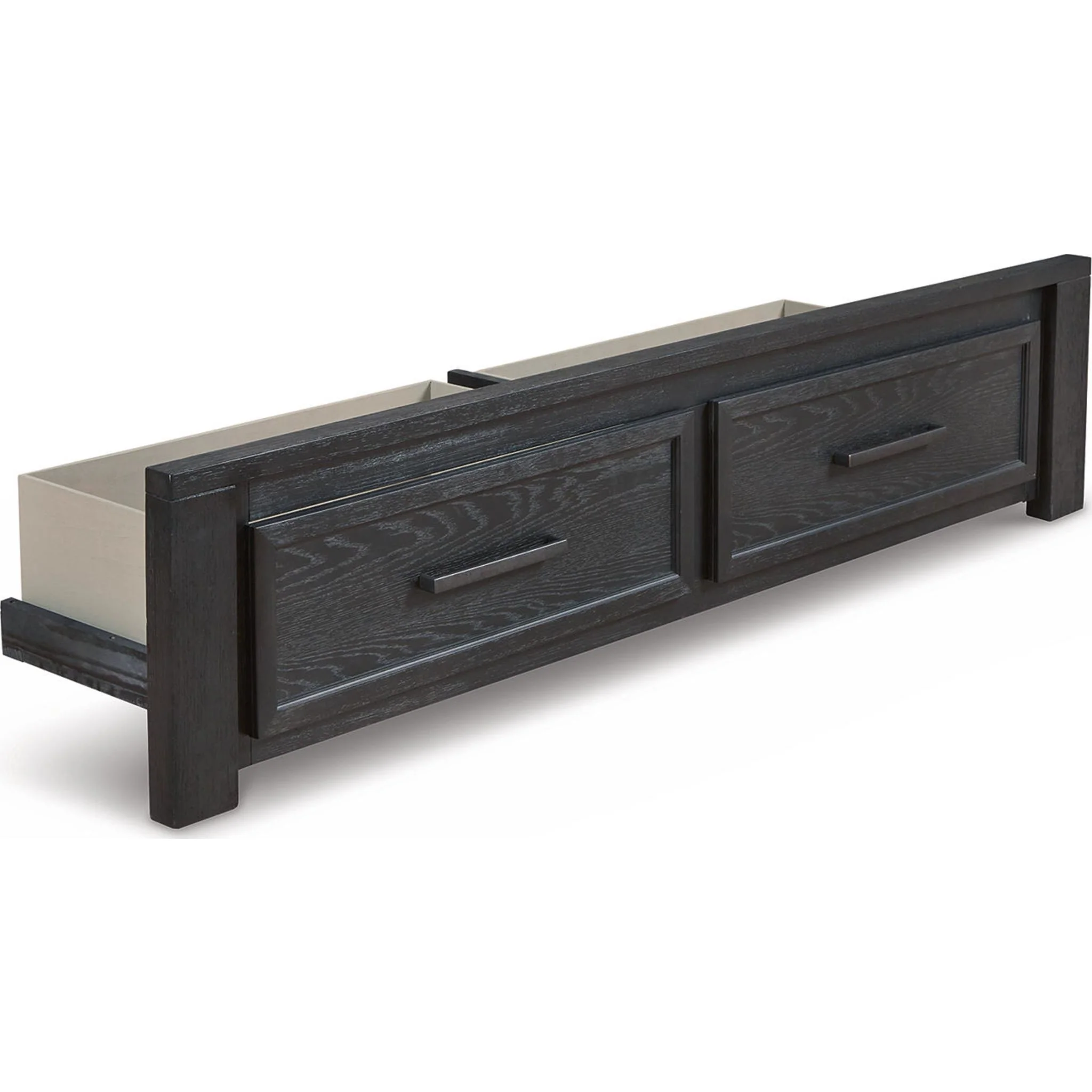 Foyland 5 Piece King Storage Bedroom - Black/Brown - Image 8