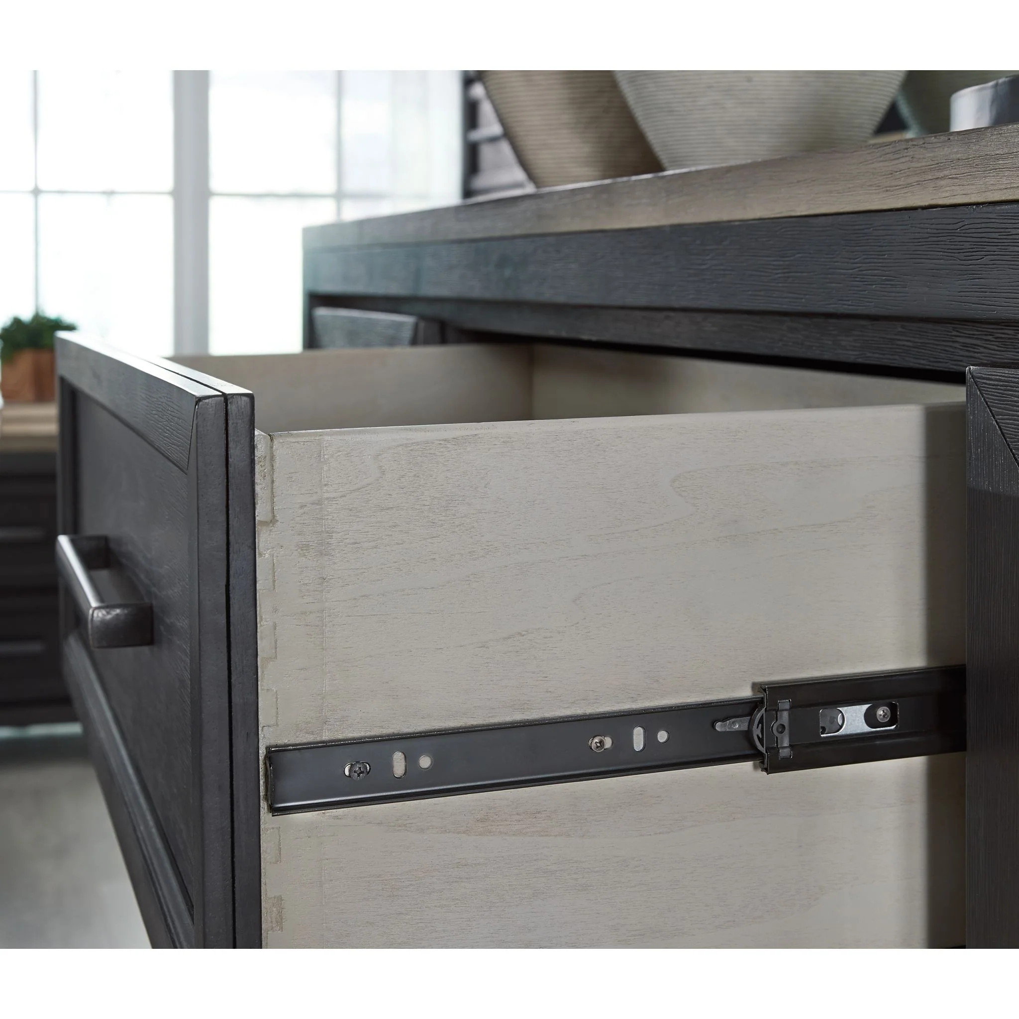 Foyland Door Chest - Black/Brown - Image 8