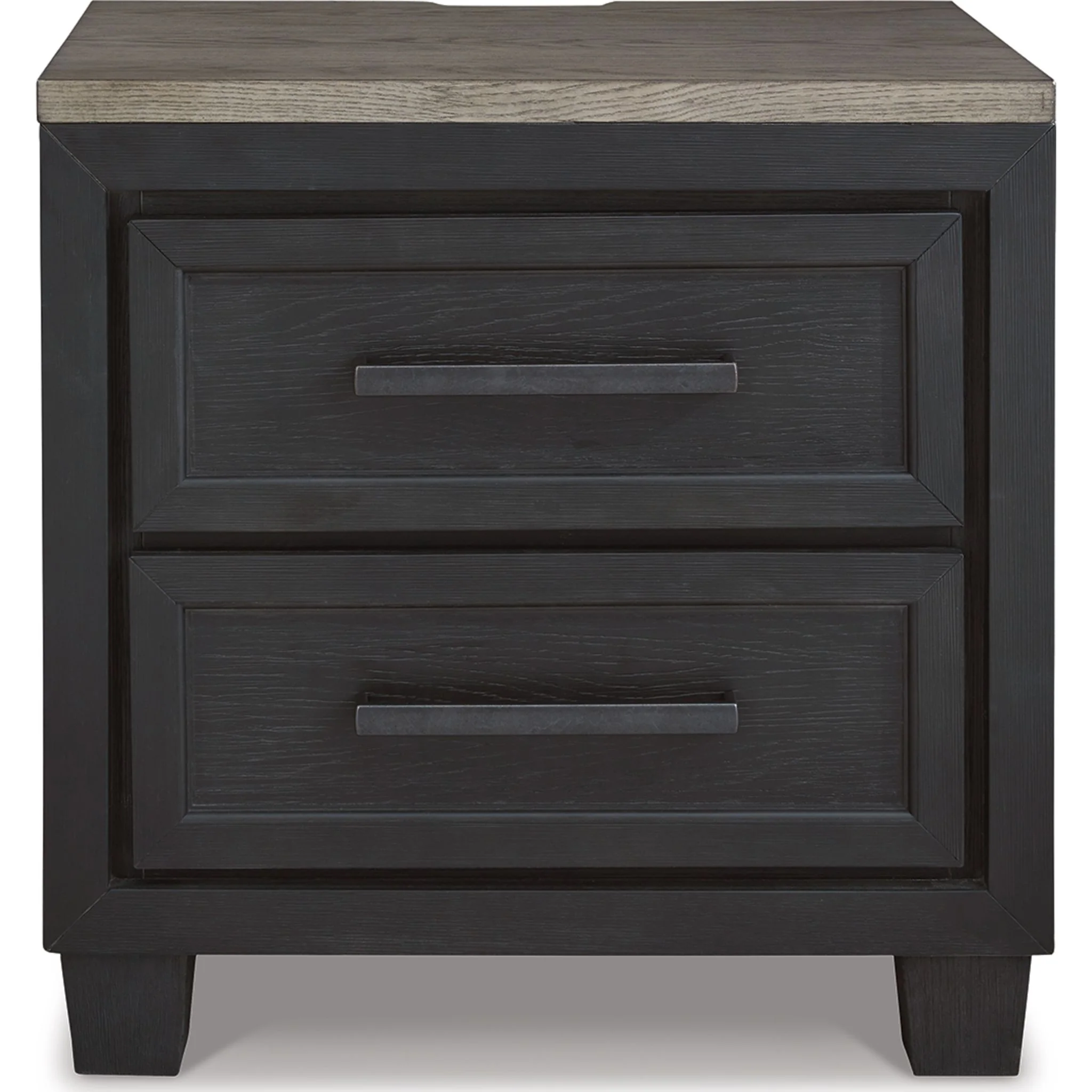 Foyland Nightstand - Black/Brown - Image 4