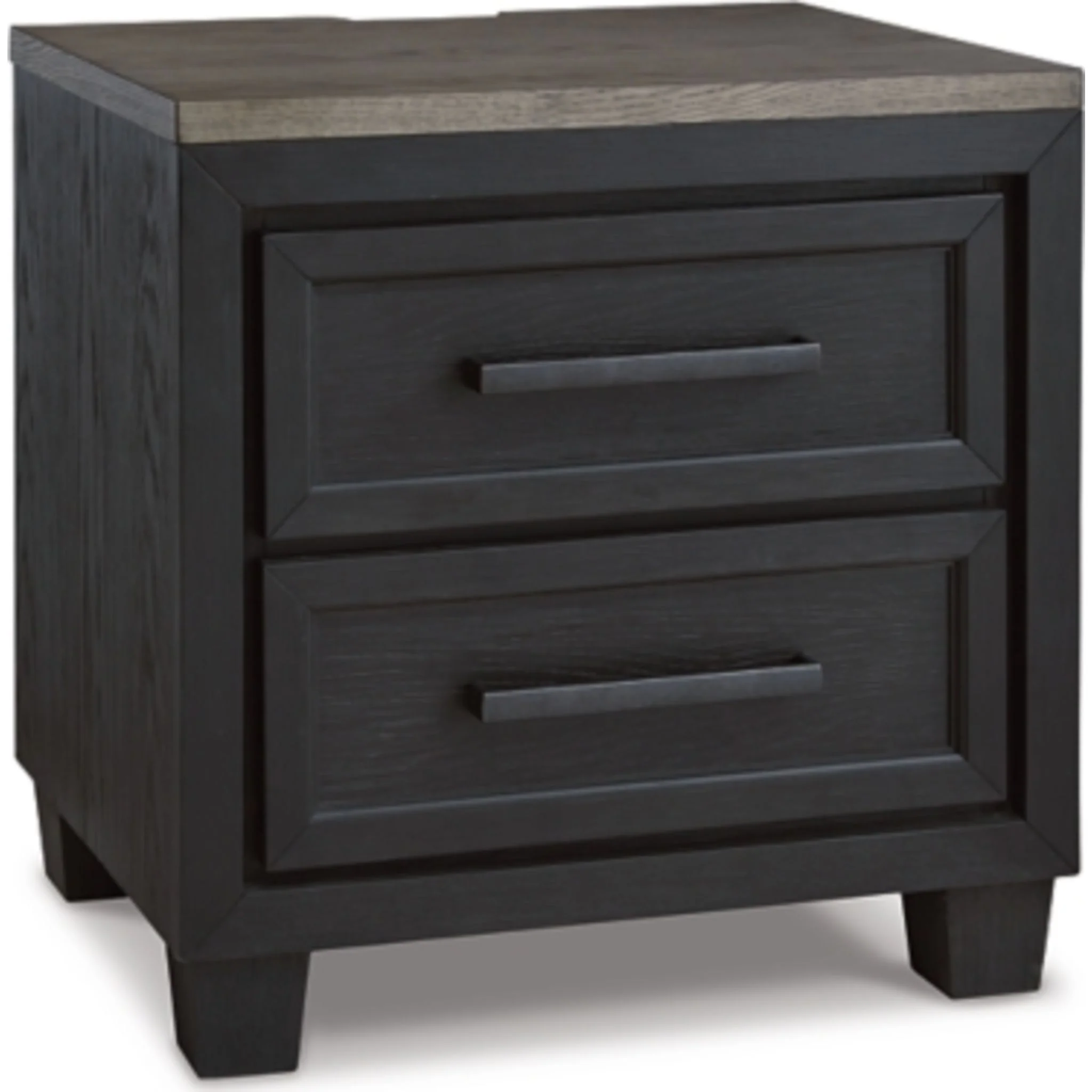 Foyland Nightstand - Black/Brown - Image 9
