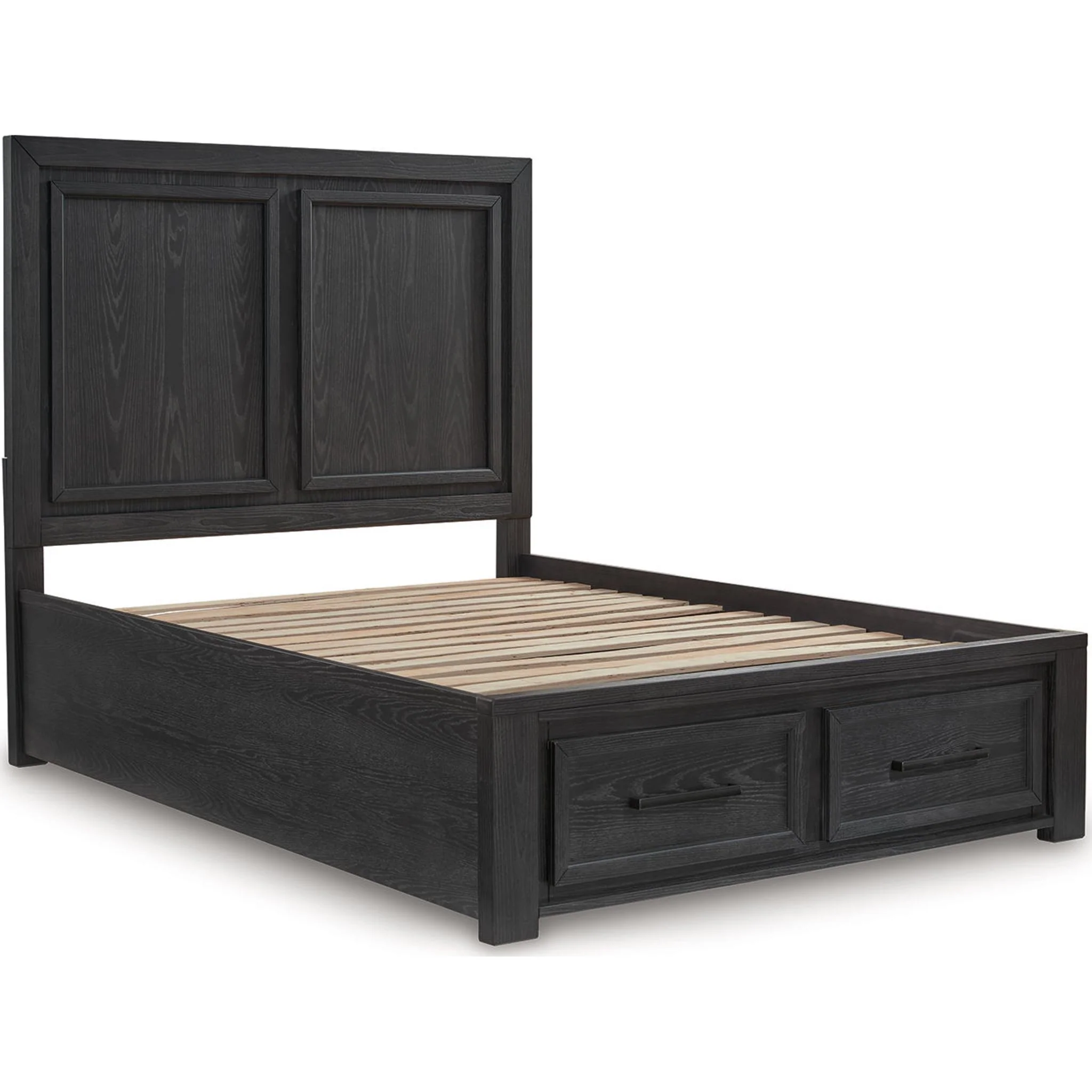 Foyland Queen Storage Bed - Black/Brown - Image 11