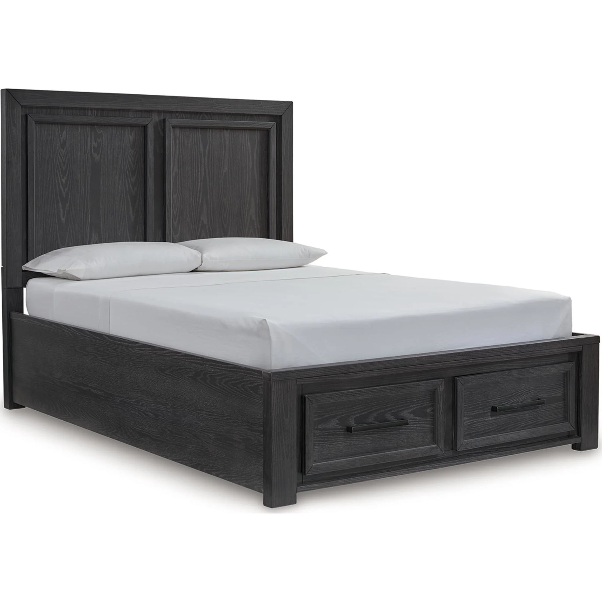 Foyland Queen Storage Bed - Black/Brown - Image 9