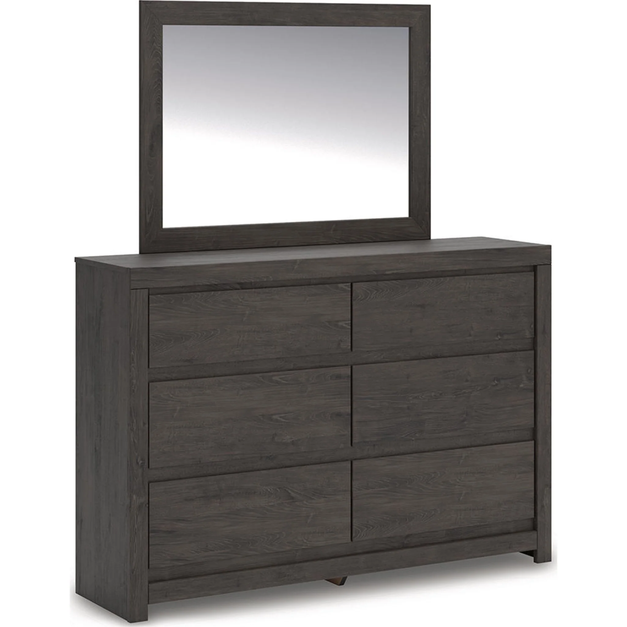 Fraluna 6 Piece King Storage Bedroom - Charcoal - Image 4