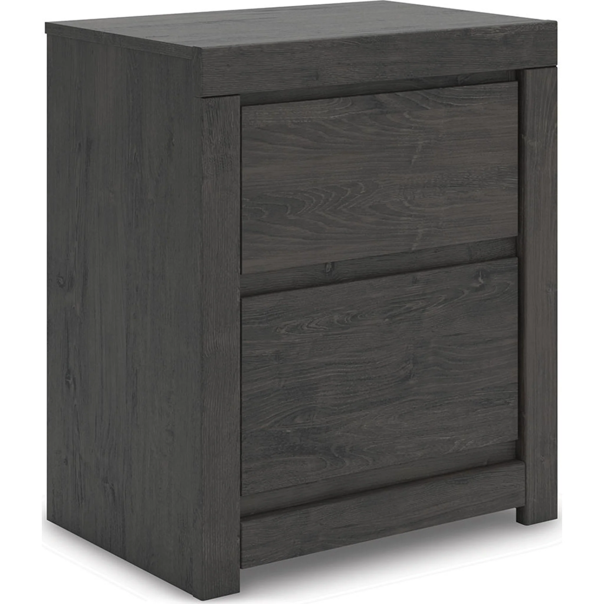 Fraluna 6 Piece Queen Panel Bedroom - Charcoal - Image 22