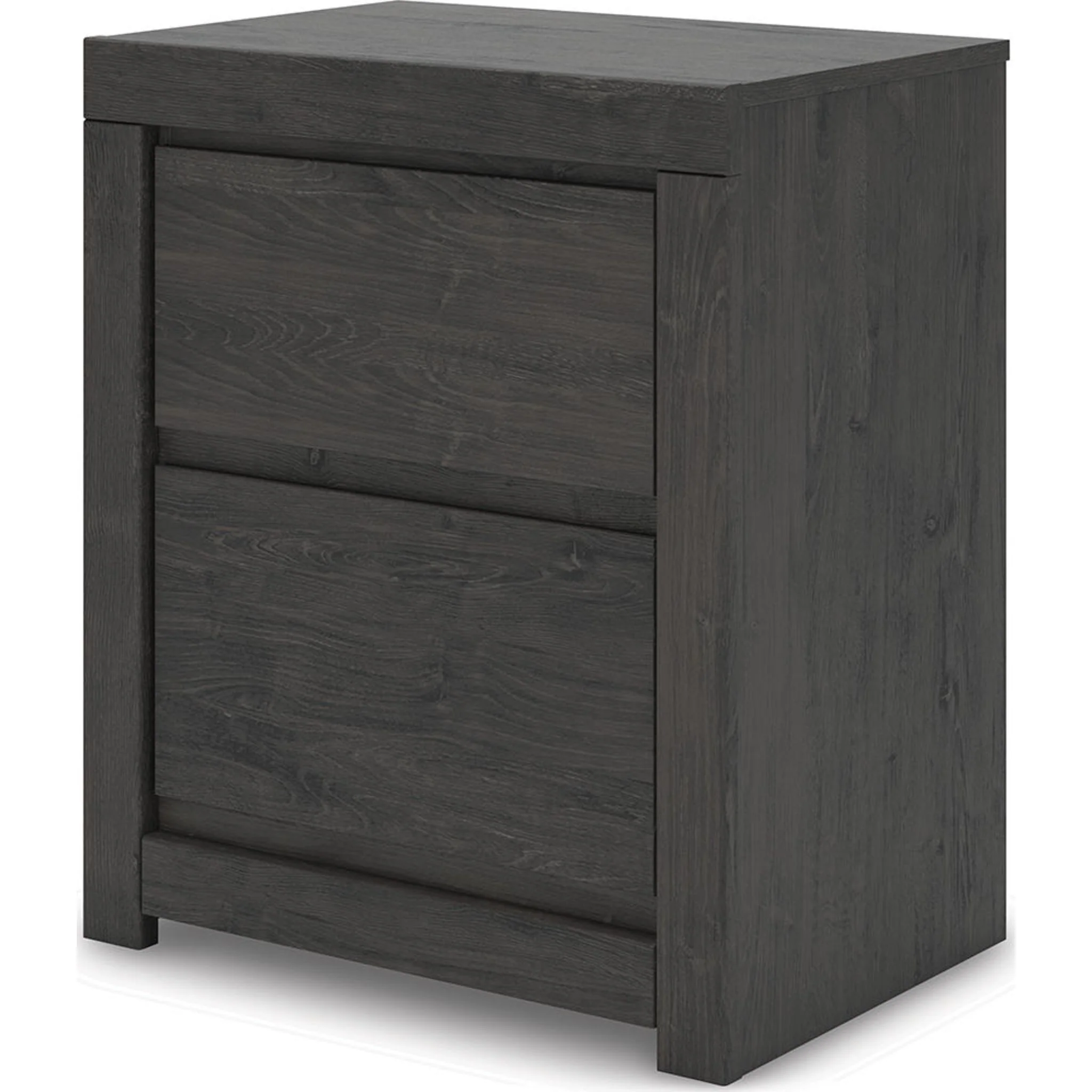 Fraluna Nightstand - Charcoal - Image 6
