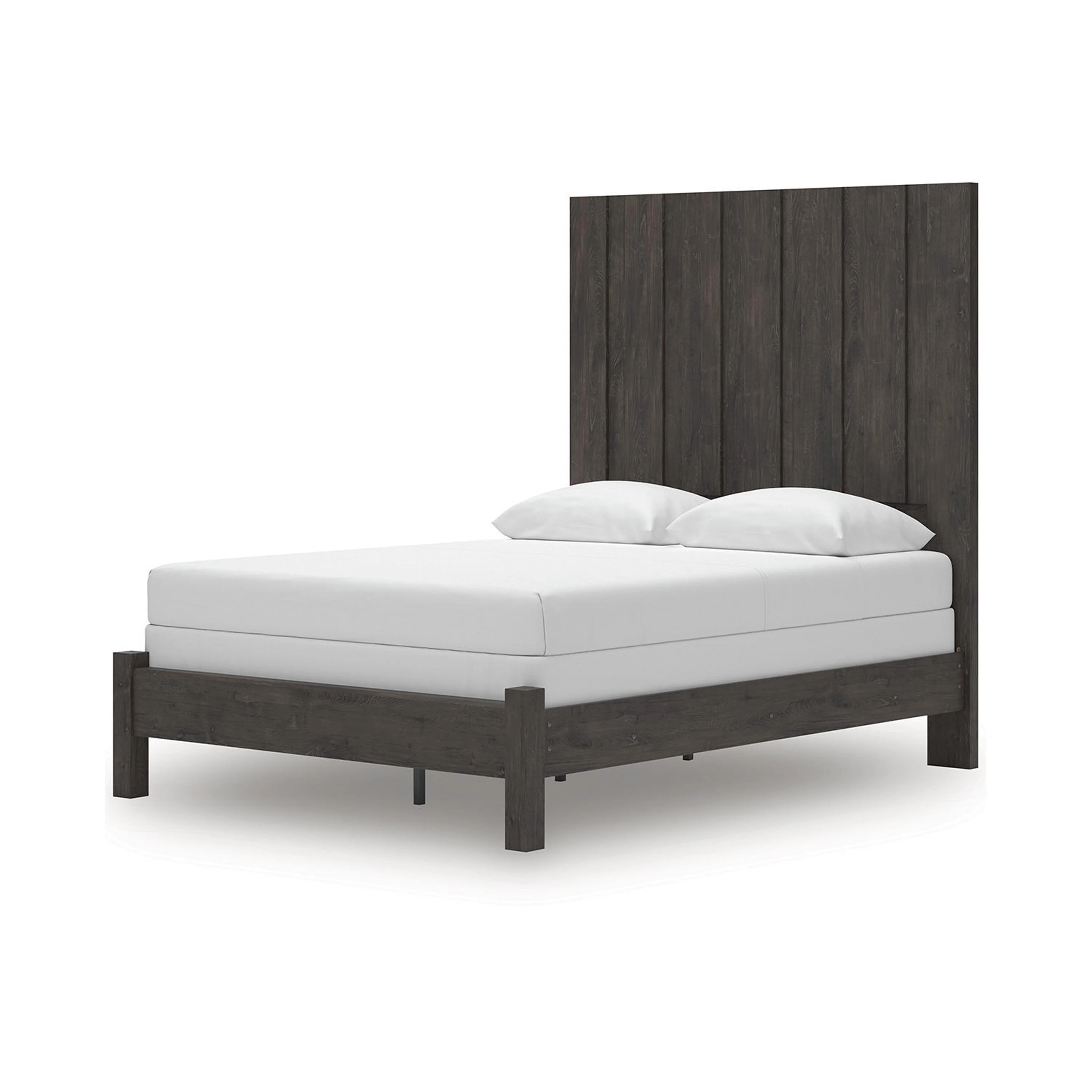 Fraluna Queen Panel Bed - Charcoal - Image 4