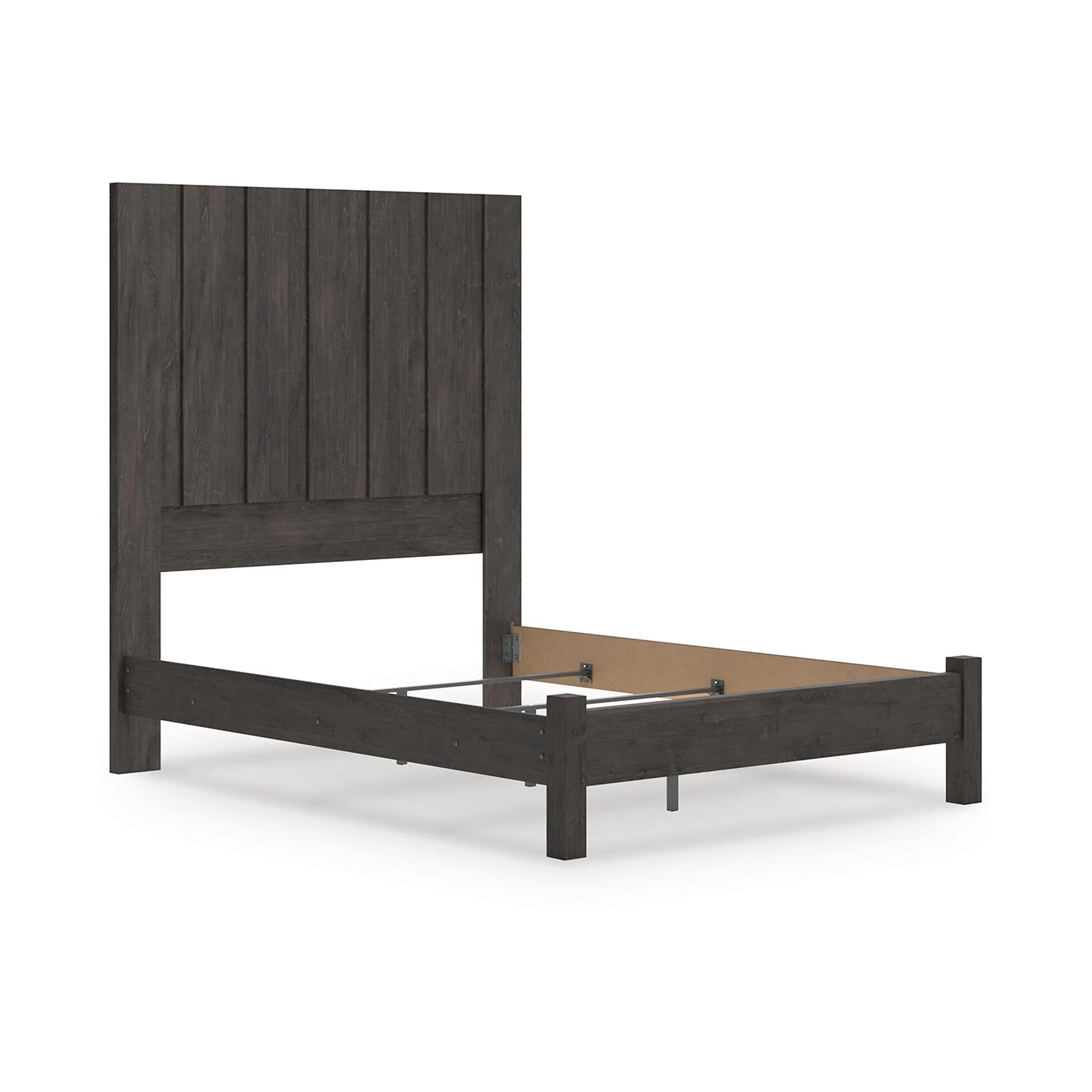 Fraluna Queen Panel Bed - Charcoal - Image 5