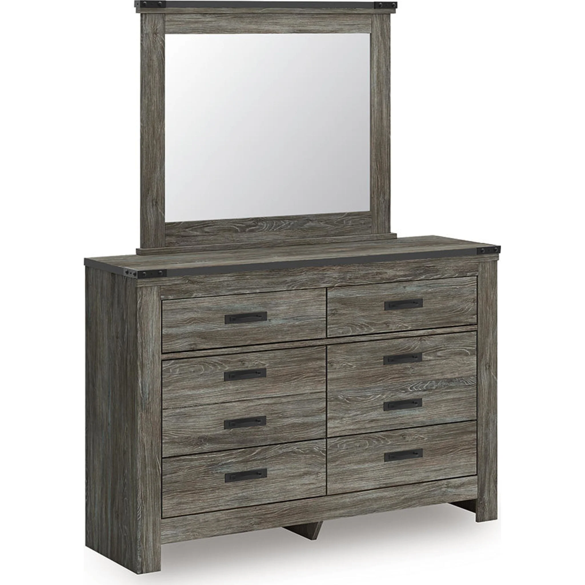 Frandern Dresser and Mirror - Gray