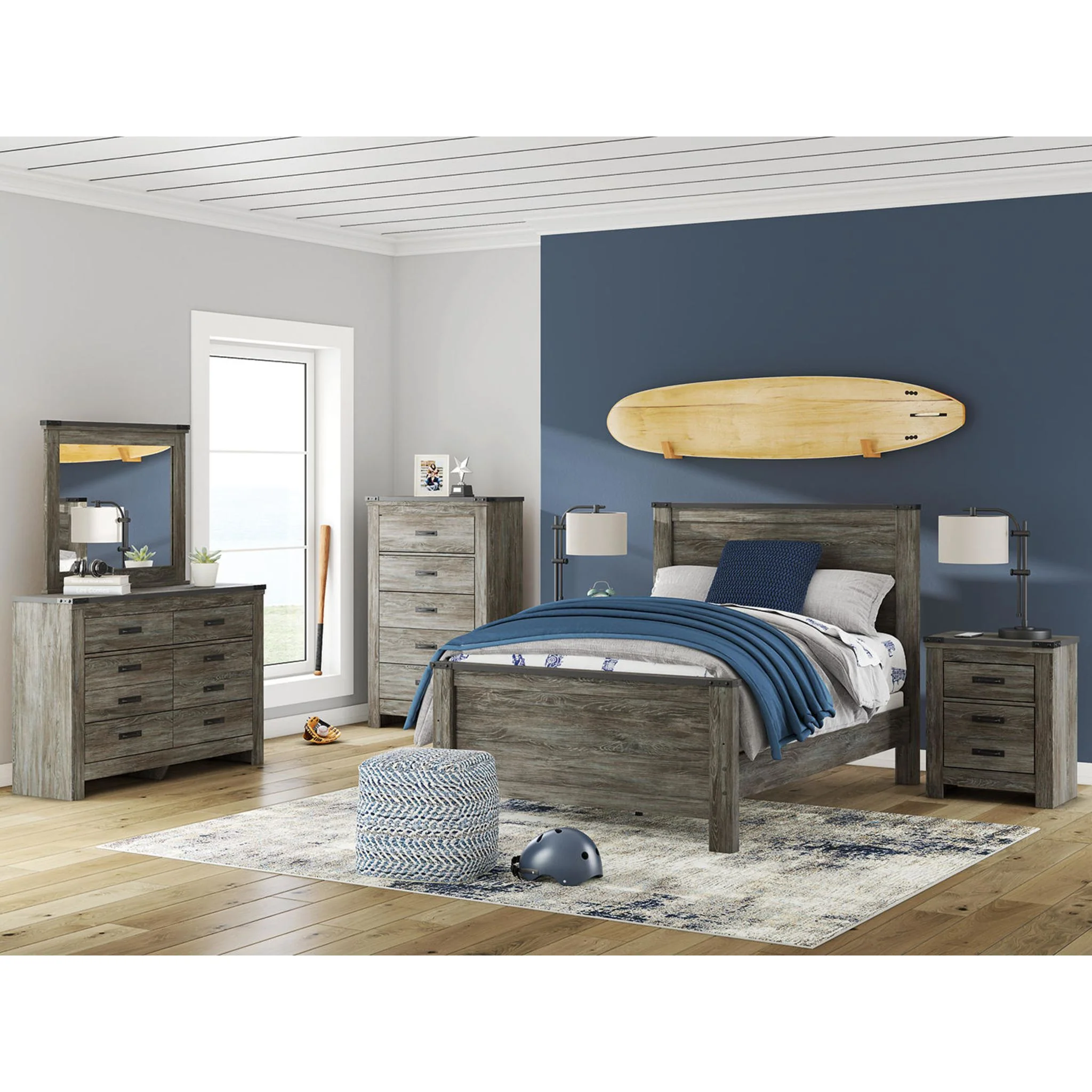 Frandern Dresser - Gray - Image 3