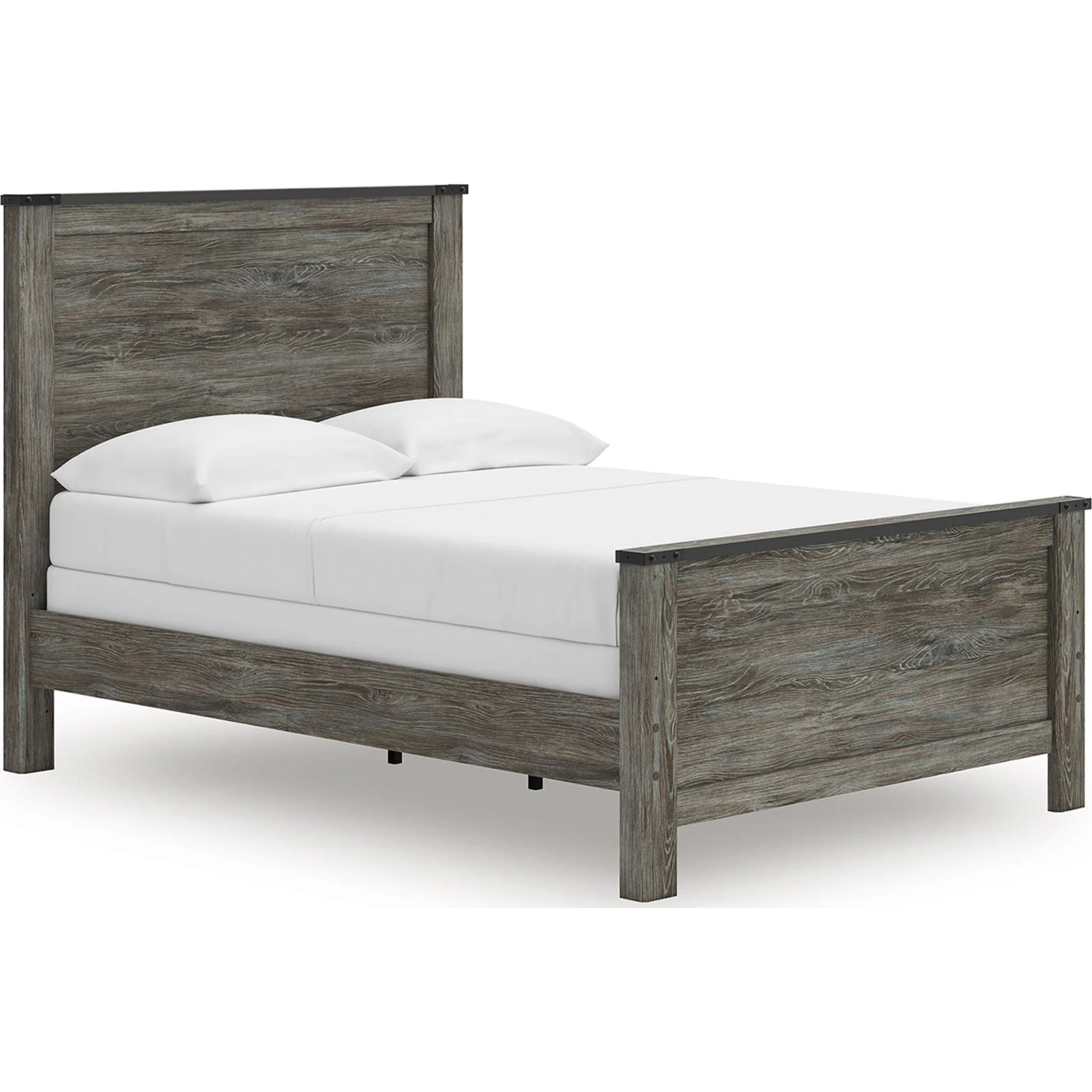 Frandern Panel Bed - Black/Gray - Image 3