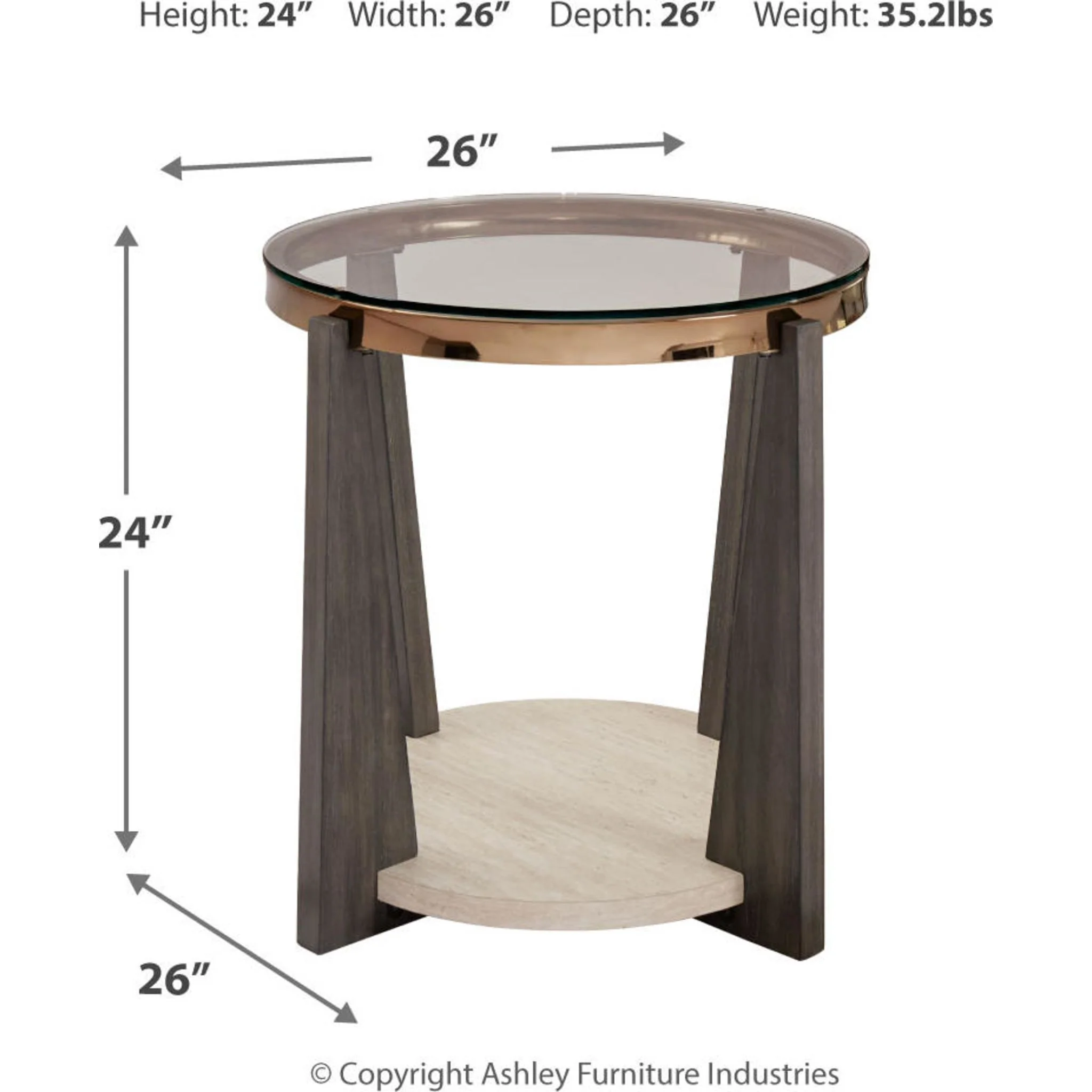 Frazwa End Table - Multi - Image 19