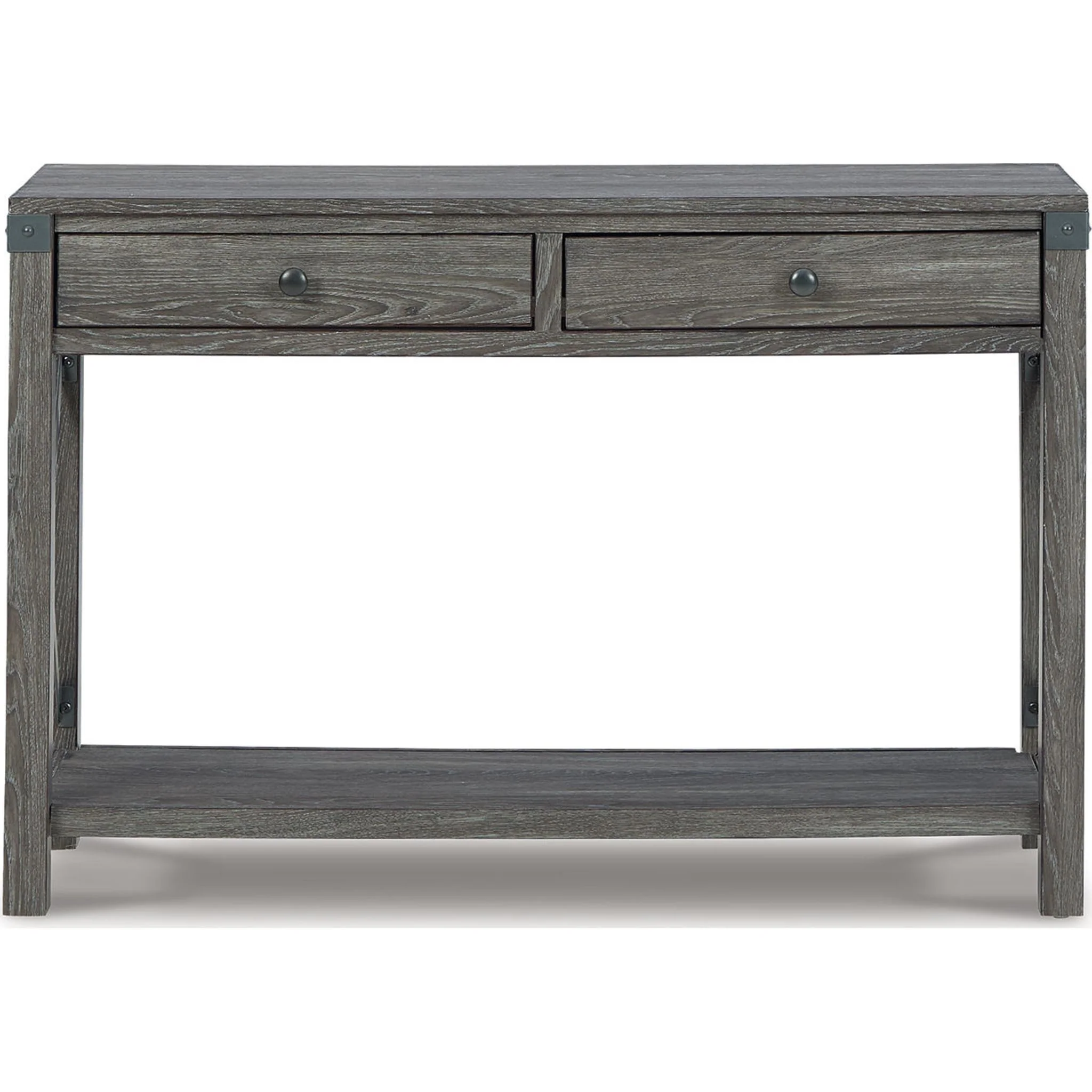 Freedan Sofa Table - Grayish Brown - Image 14