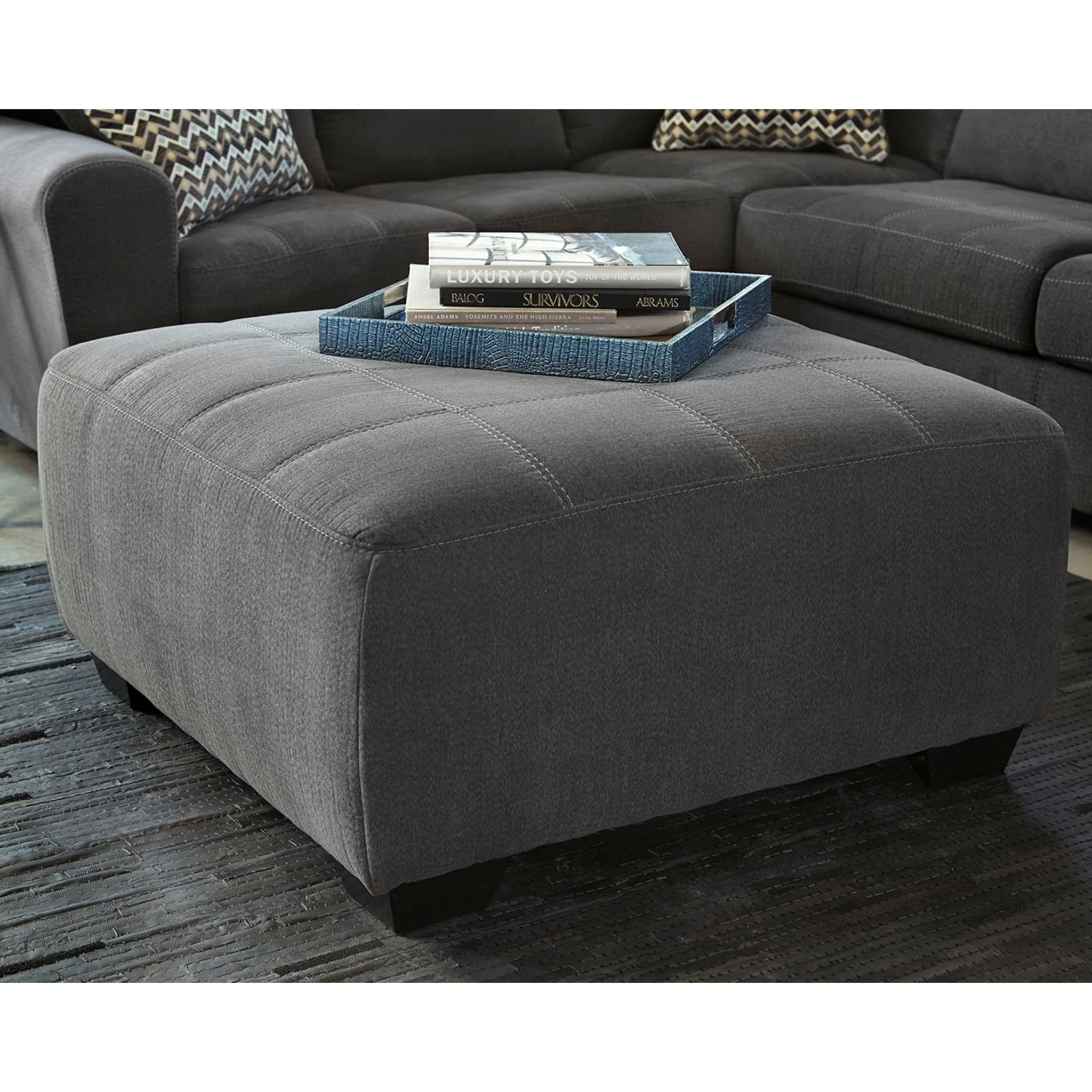 Freedom Ottoman - Slate - Image 5