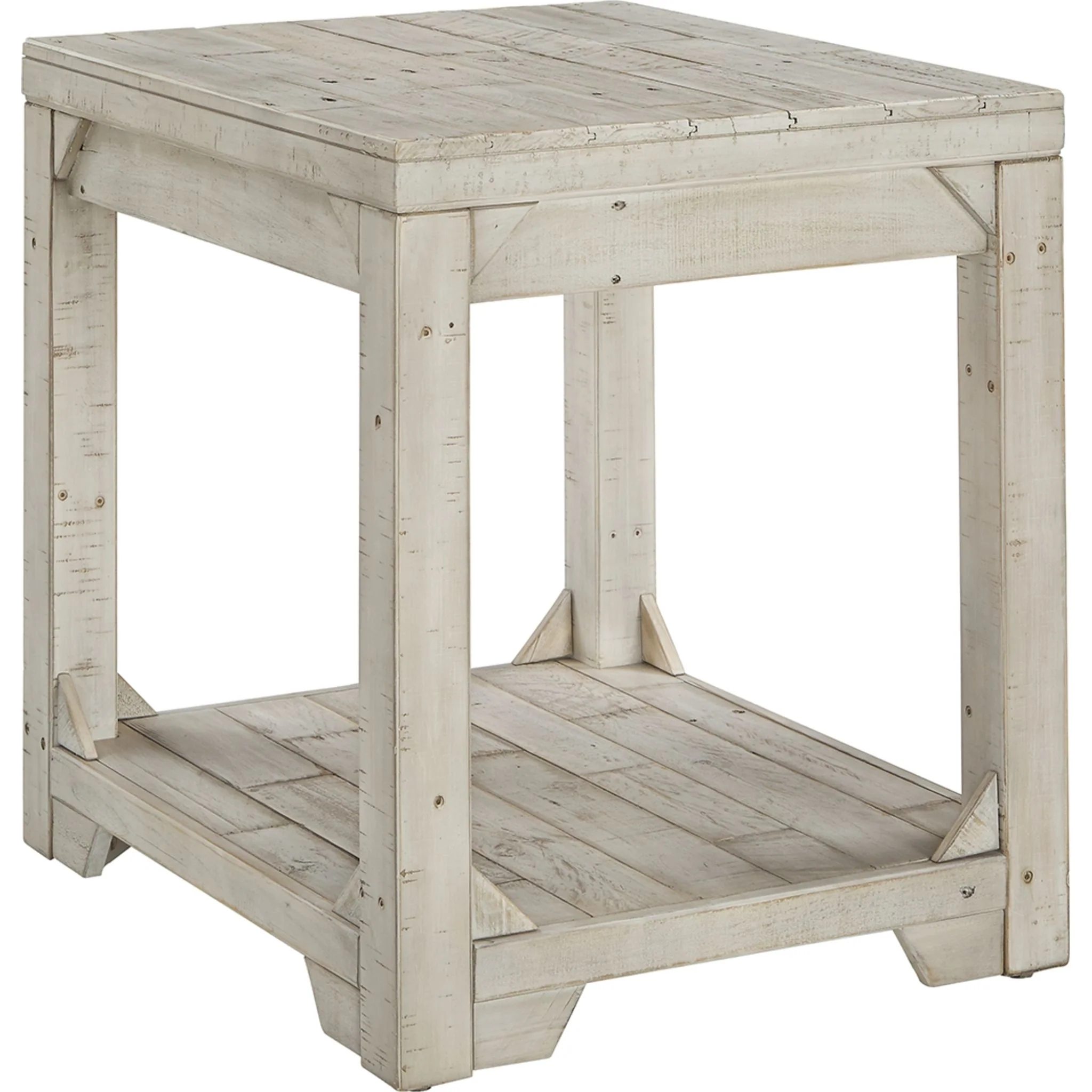 Fregine End Table - Whitewash - Image 13