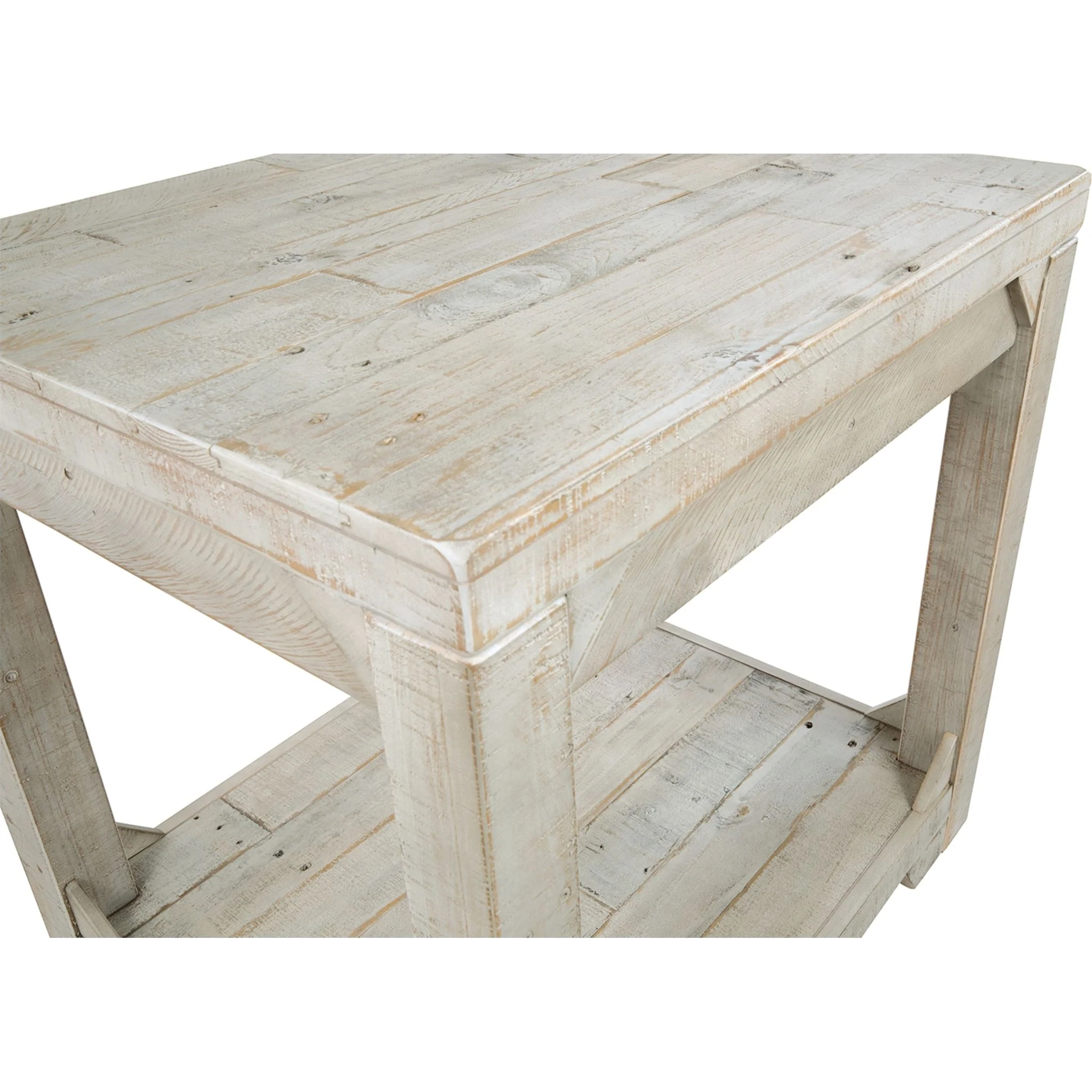 Fregine End Table - Whitewash - Image 6
