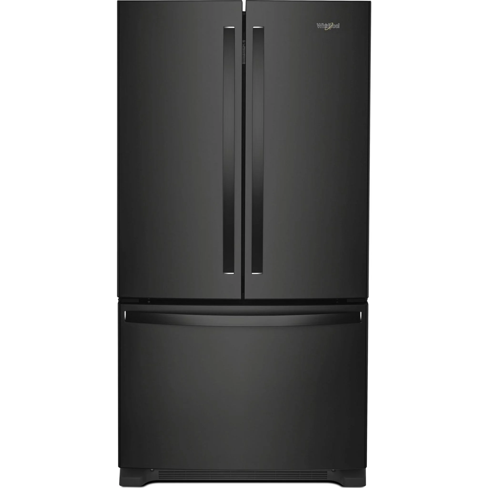 Whirlpool  Full-Depth French Door Bottom Mount Refrigerator - Black (WRFF3236RB)