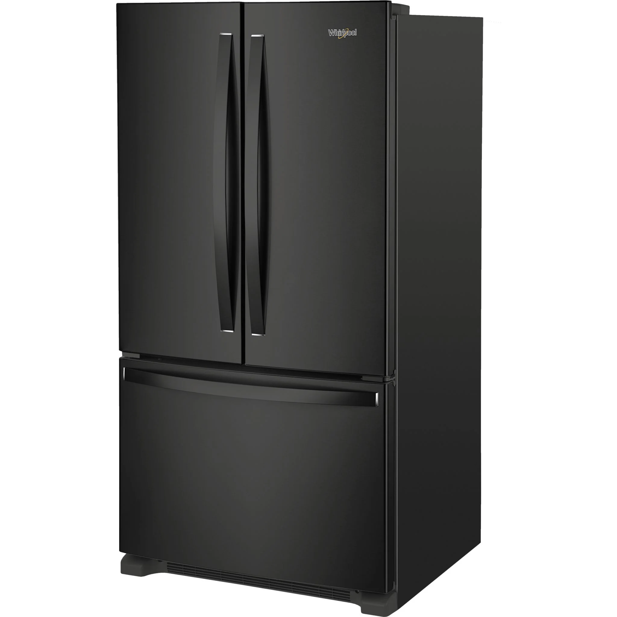Whirlpool  Full-Depth French Door Bottom Mount Refrigerator - Black (WRFF3236RB) - Image 2