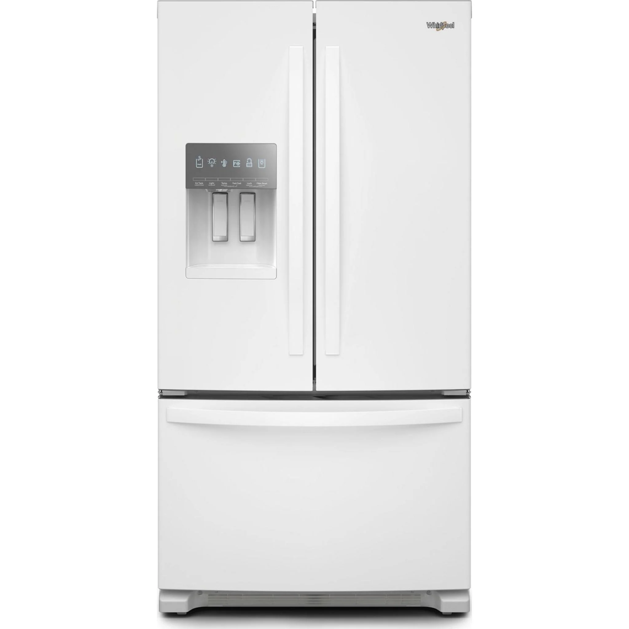 Whirlpool French Door Fridge (WRFF3436RW) - White