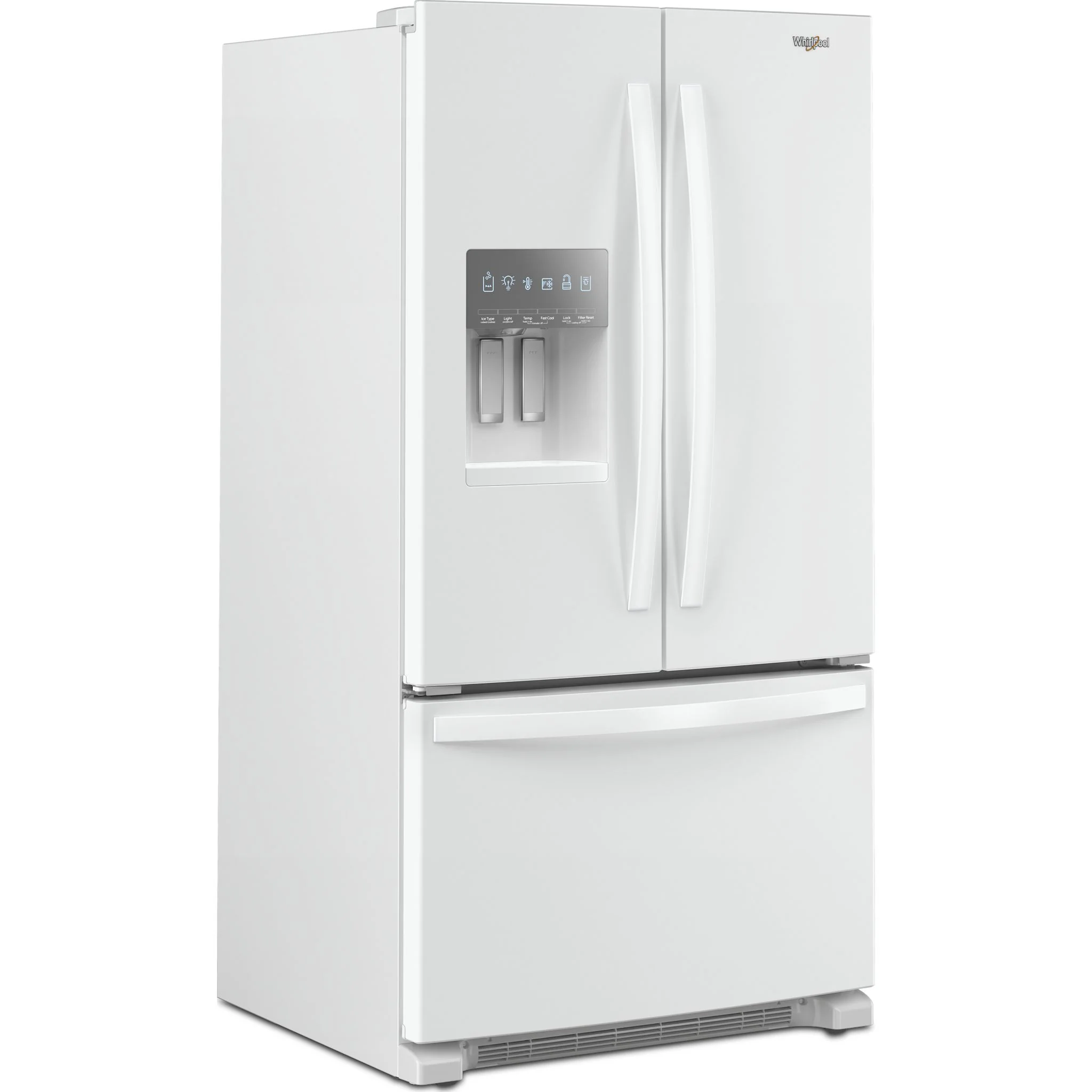 Whirlpool French Door Fridge (WRFF3436RW) - White - Image 2