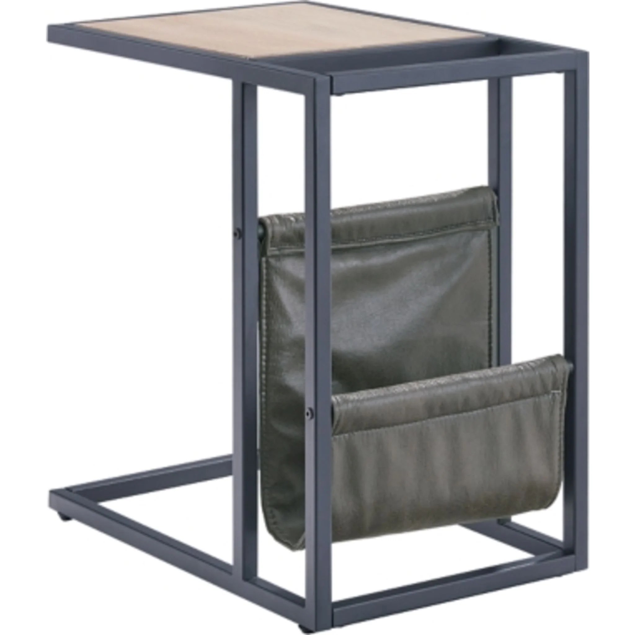 Freslowe Accent Table - Light Brown/Black