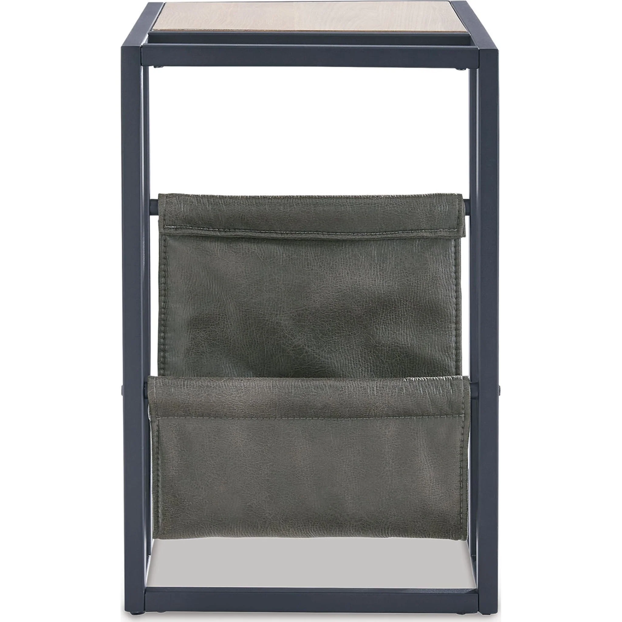 Freslowe Accent Table - Light Brown/Black - Image 6