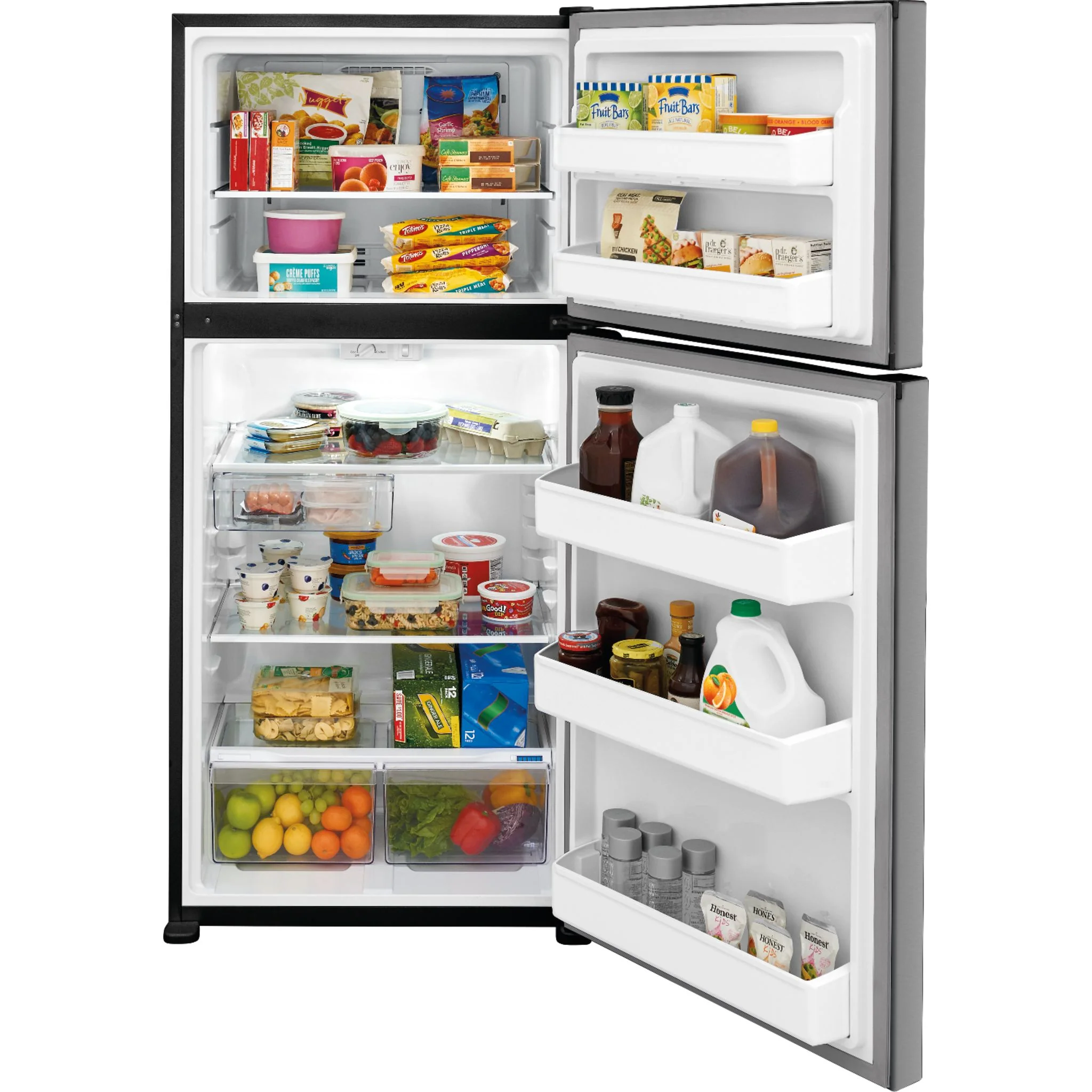 Frigidaire Top Mount Fridge (FFTR1835VS) - Stainless Steel - Image 10
