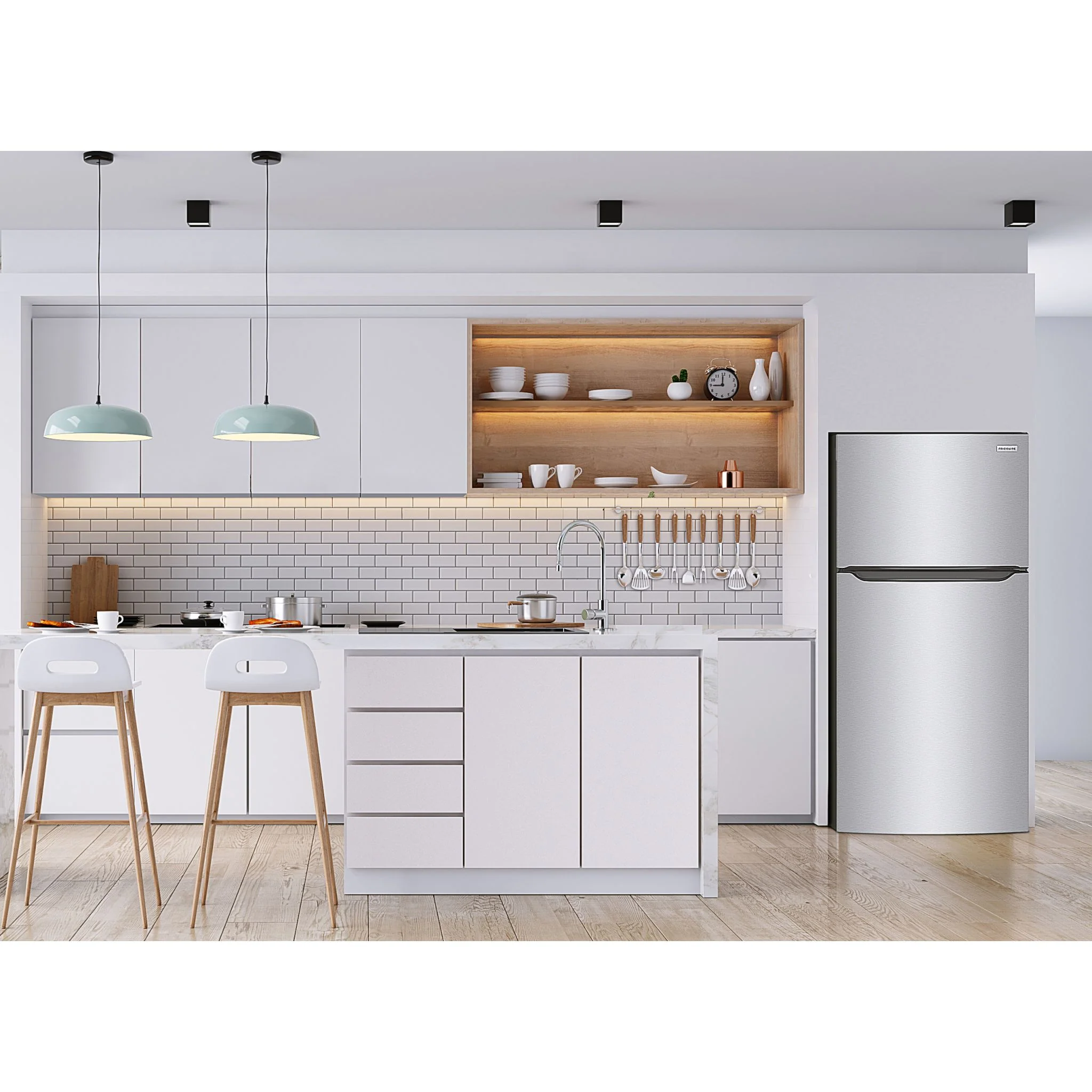 Frigidaire Top Mount Fridge (FFTR1835VS) - Stainless Steel - Image 12