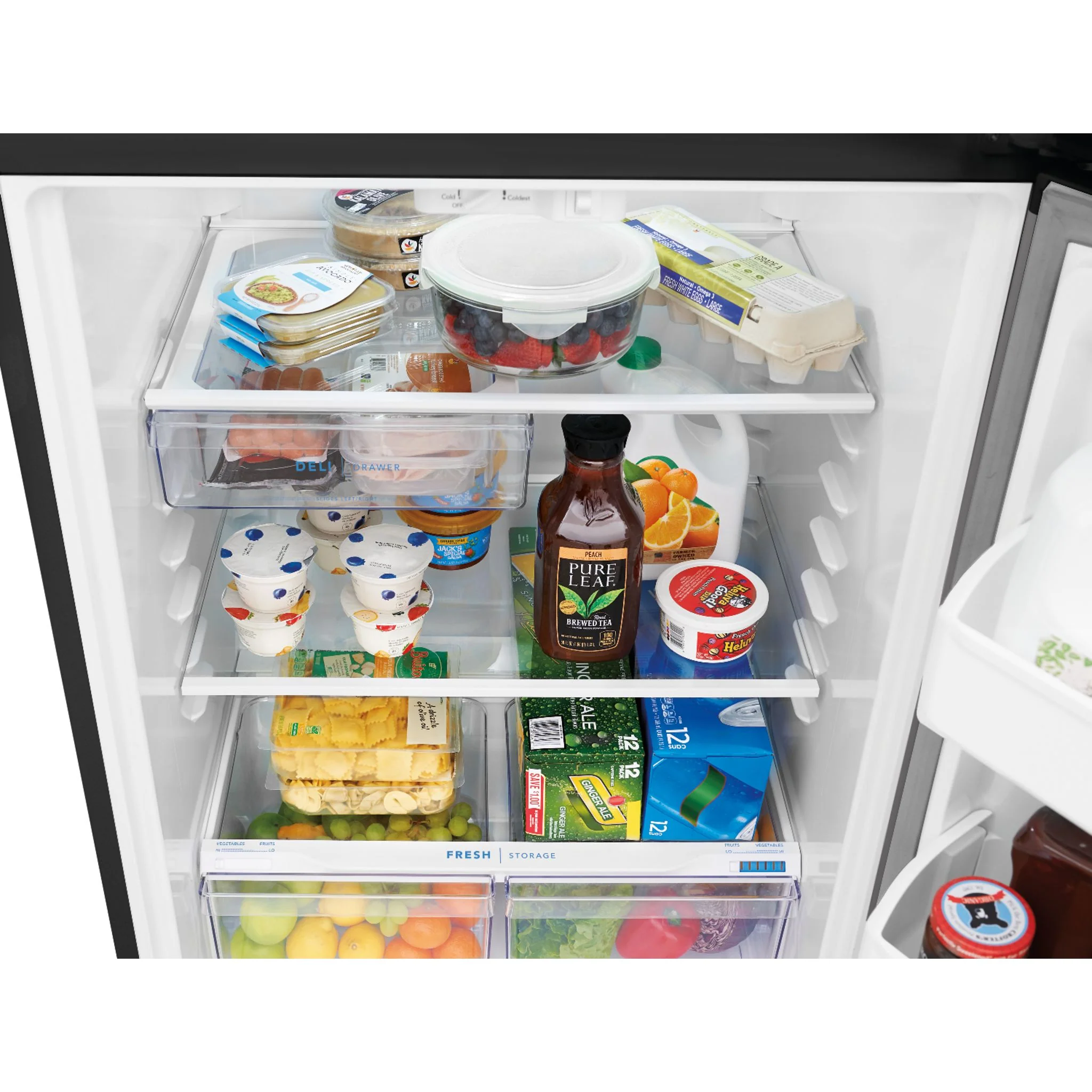 Frigidaire Top Mount Fridge (FFTR1835VS) - Stainless Steel - Image 5