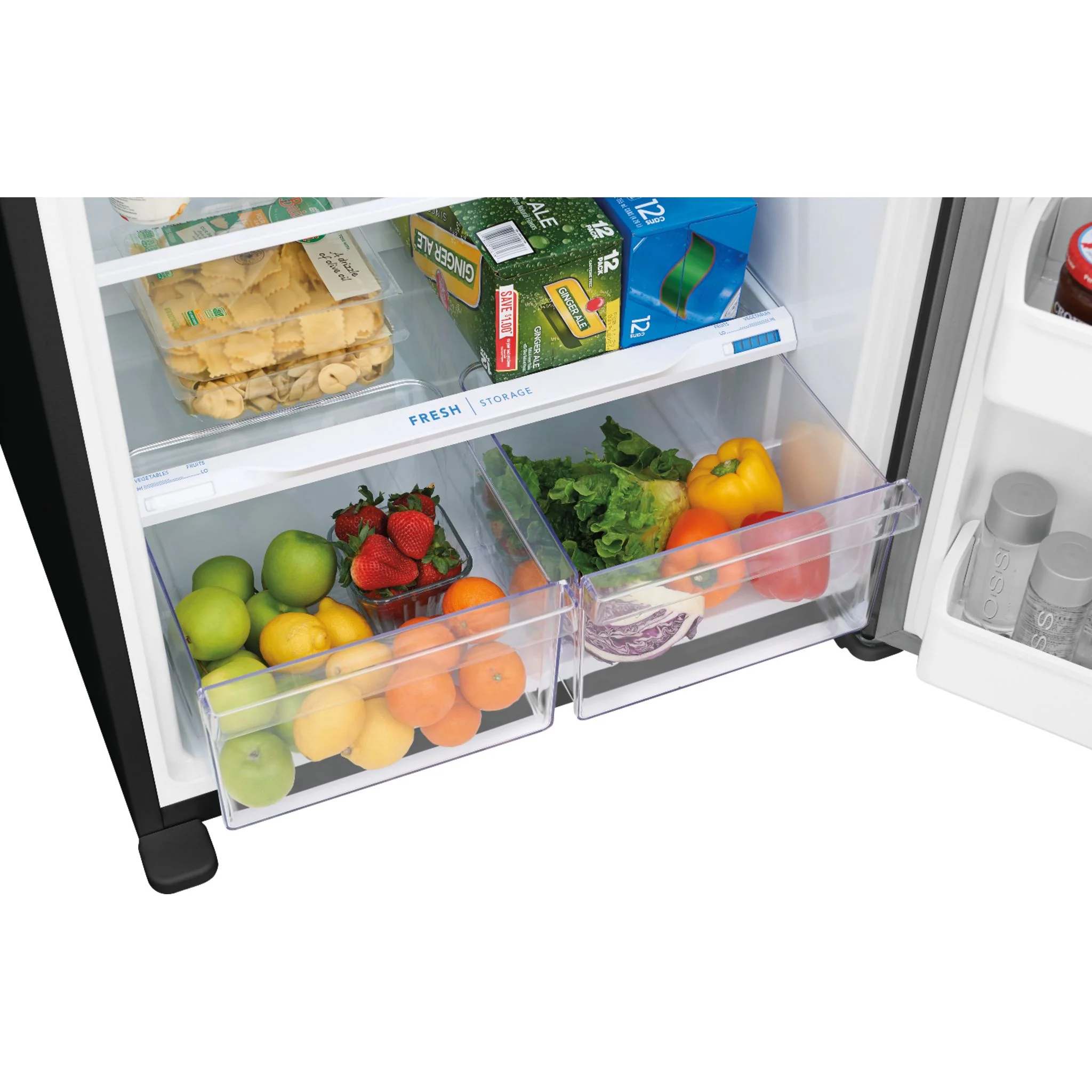 Frigidaire Top Mount Fridge (FFTR1835VS) - Stainless Steel - Image 6