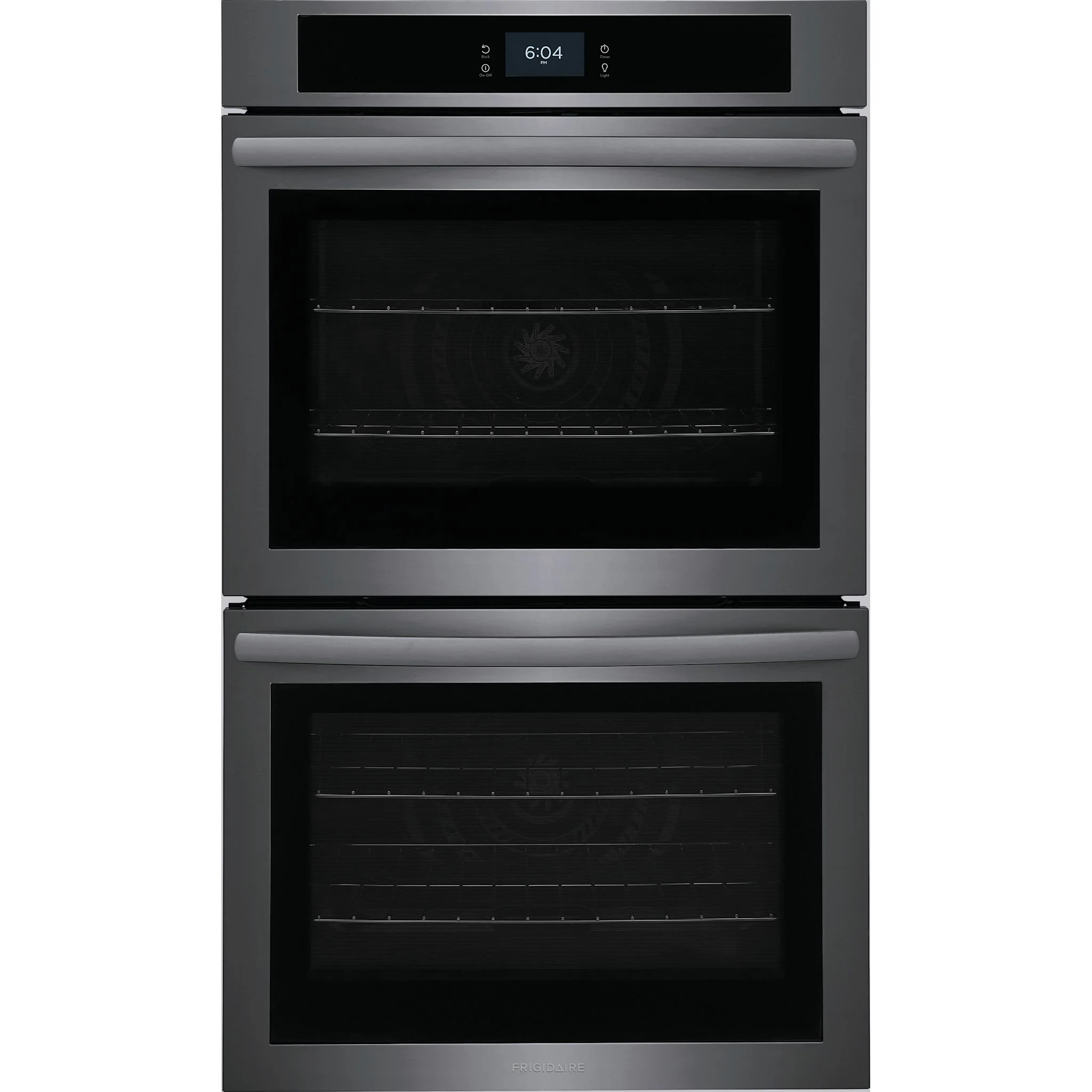 Frigidaire 30" Double Electric Wall Oven with Fan Convection - Black Stainless ( FCWD3027AD )
