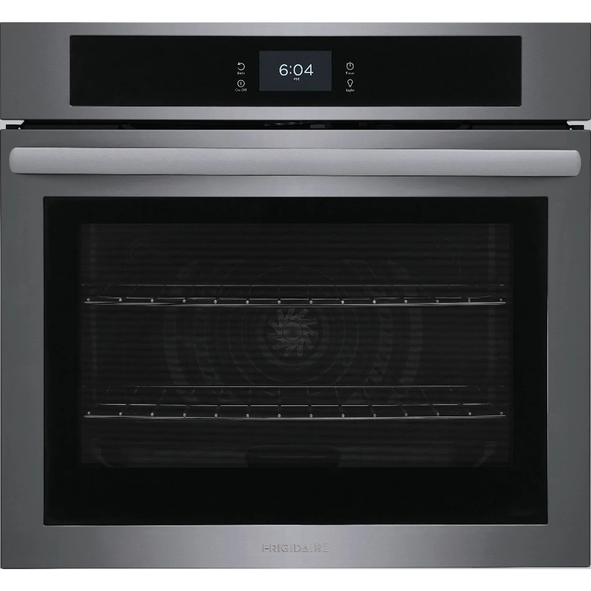Frigidaire 30" Single Electric Wall Oven with Fan Convection - Black Stainless ( FCWS3027AD )