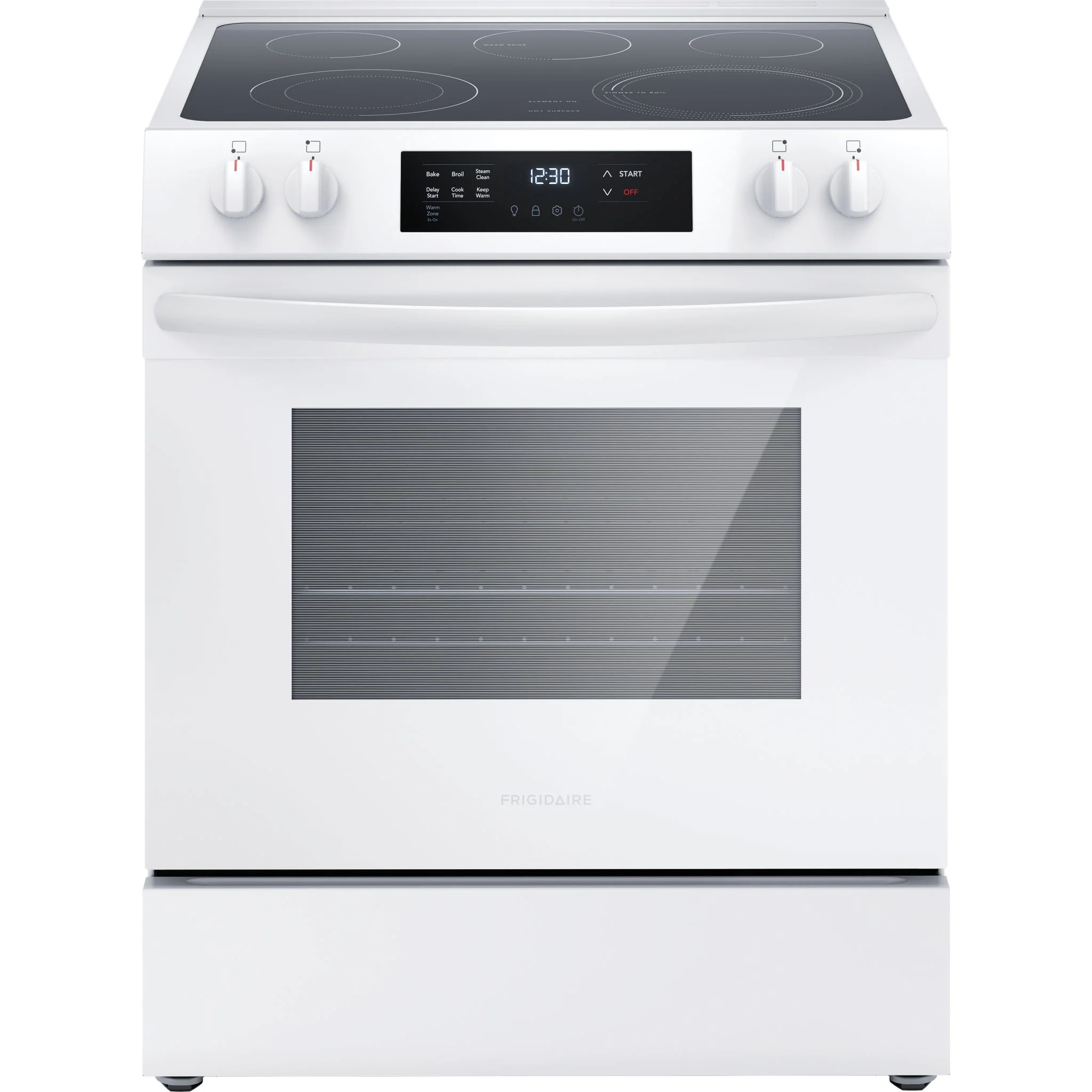 Frigidaire 30" Front Control Electric Range - White ( FCFE306CAW )