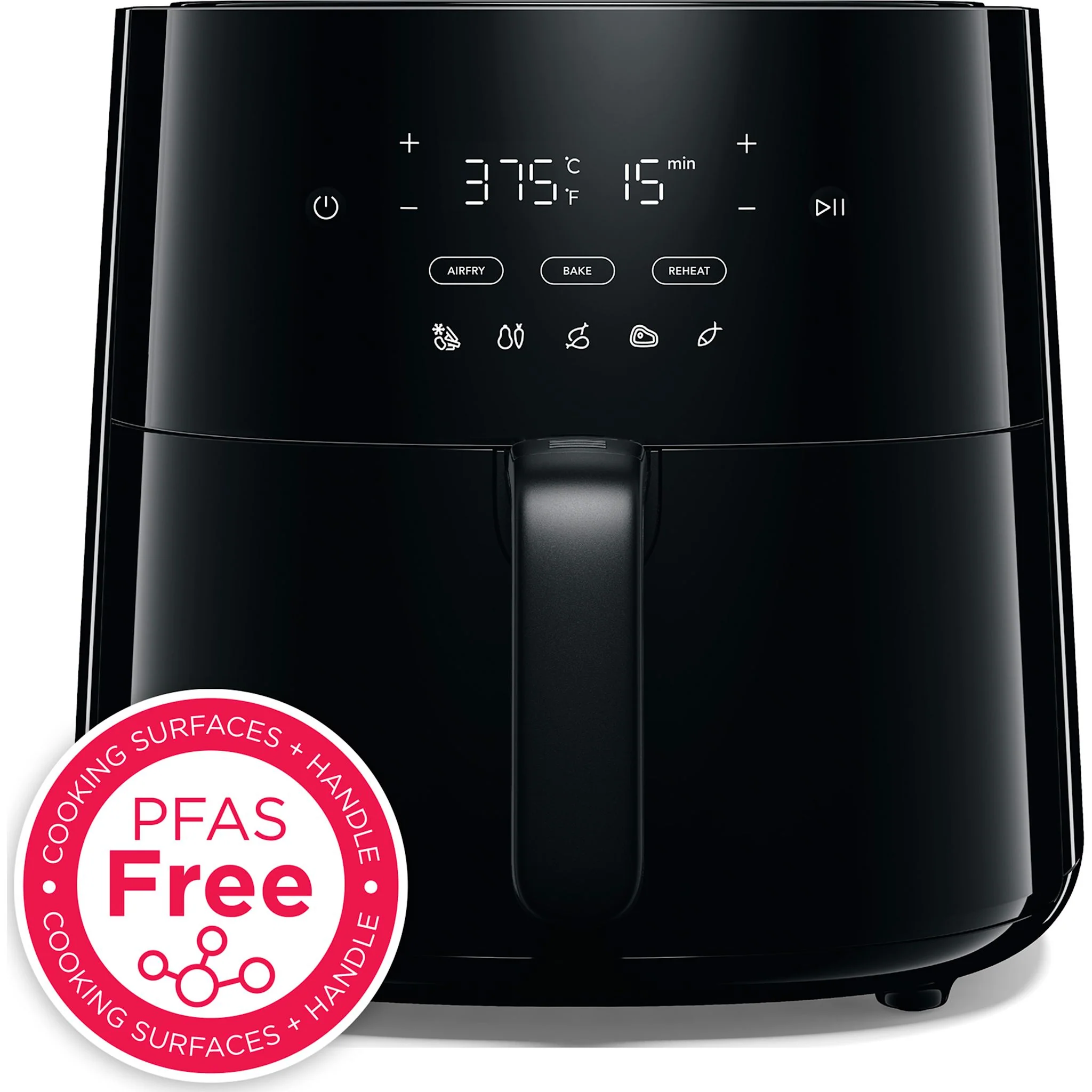 Frigidaire 3-in-1 5.3 Quart Air Fryer - Black ( FRAFM100B ) - Image 2