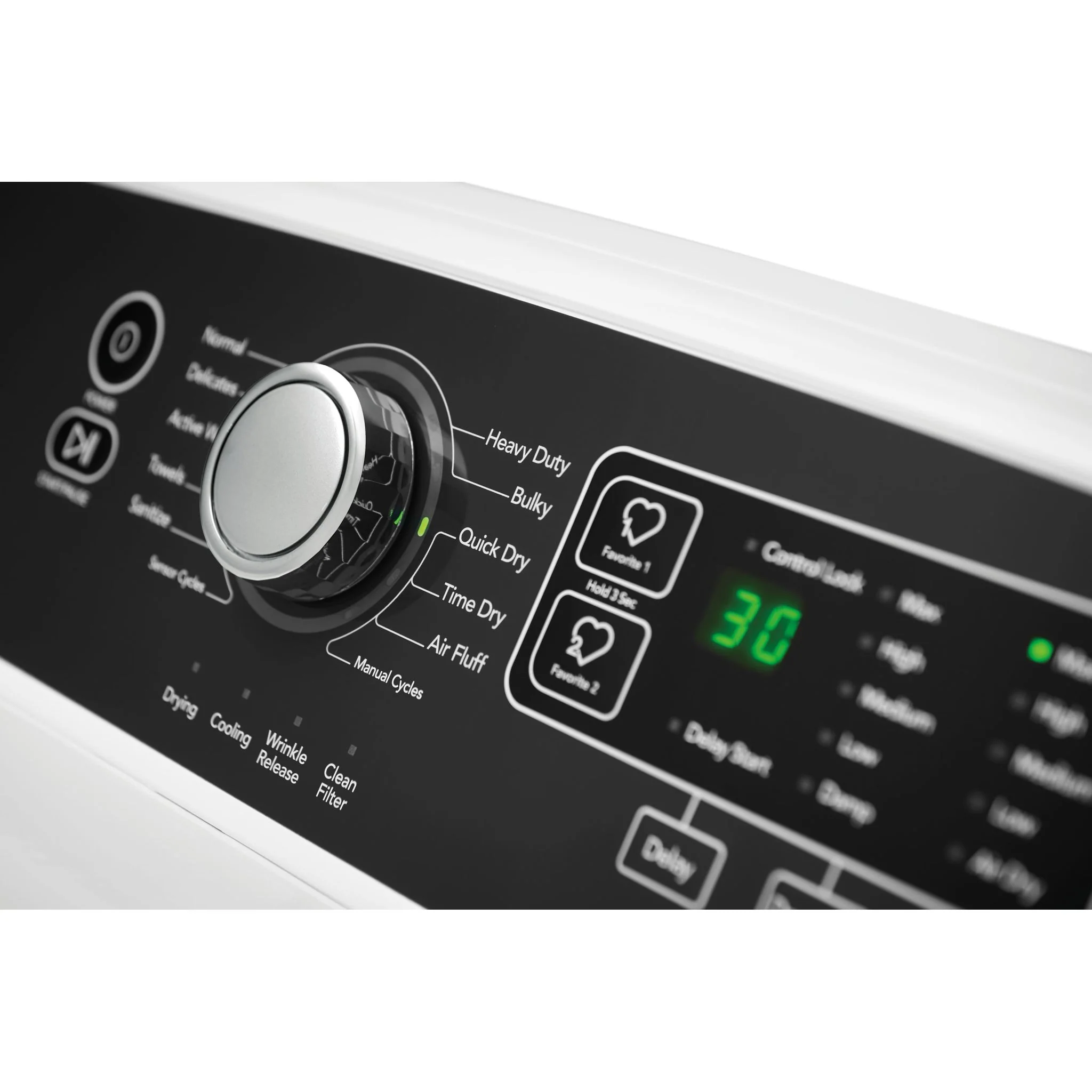 Frigidaire Dryer (CFRE4120SW) - White - Image 3