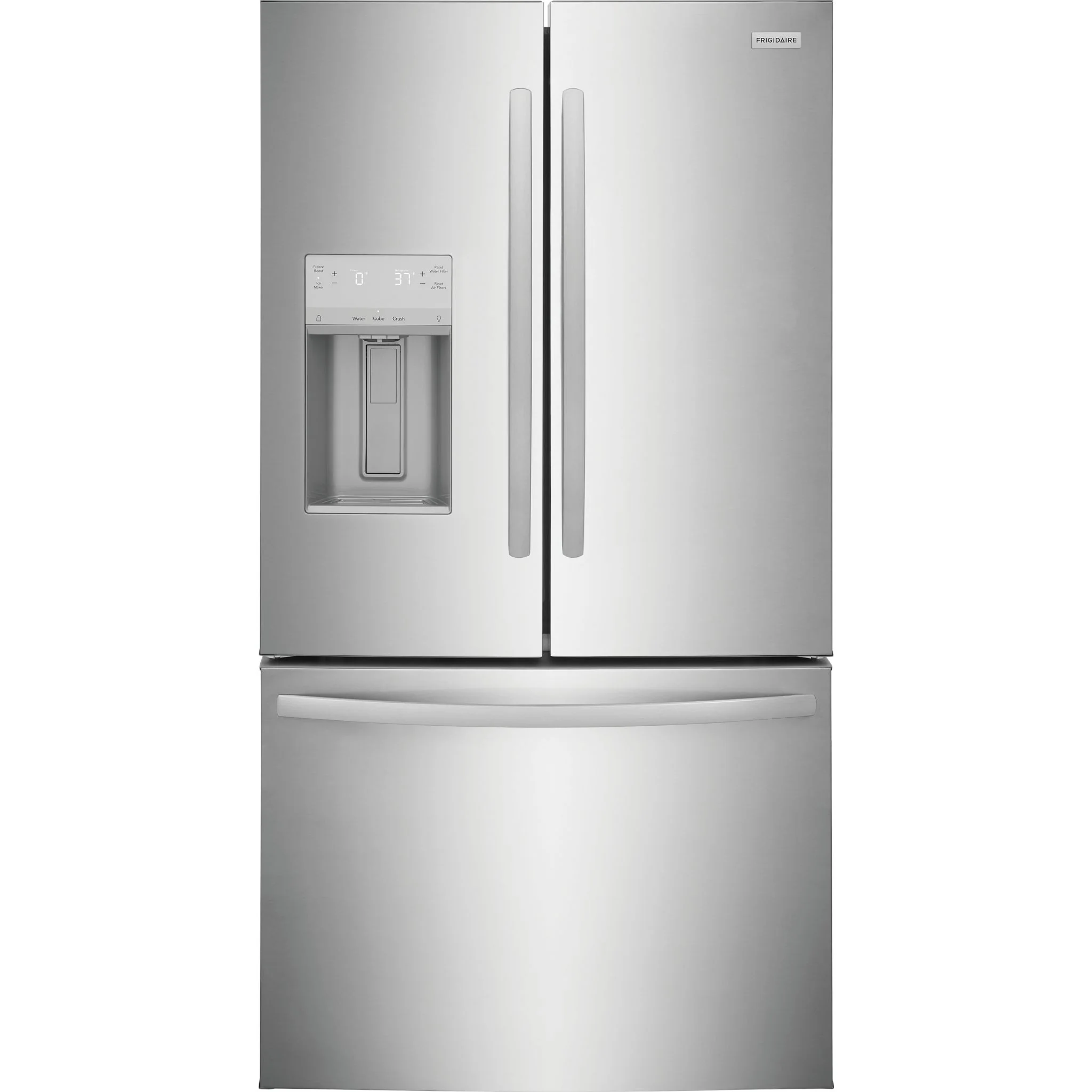 Frigidaire 28 Cu. Ft. Standard-Depth French Door Refrigerator - Black Stainless ( FRFS2823AS )
