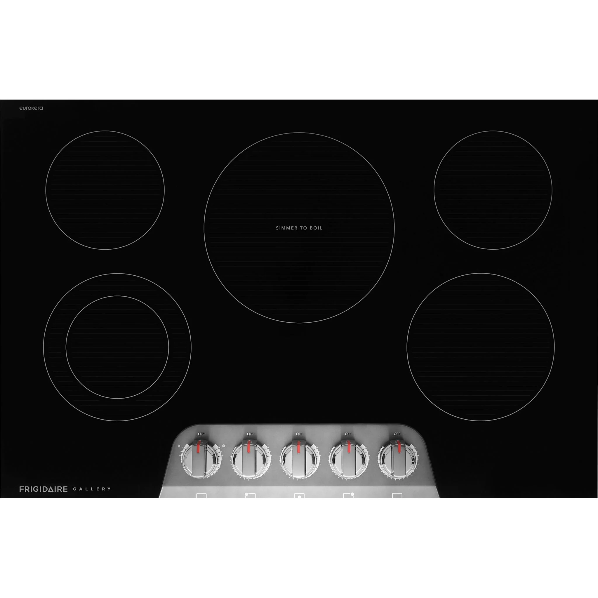 Frigidaire Gallery 30" Electric Cooktop - Black Stainless Steel (GCCE3070BD)