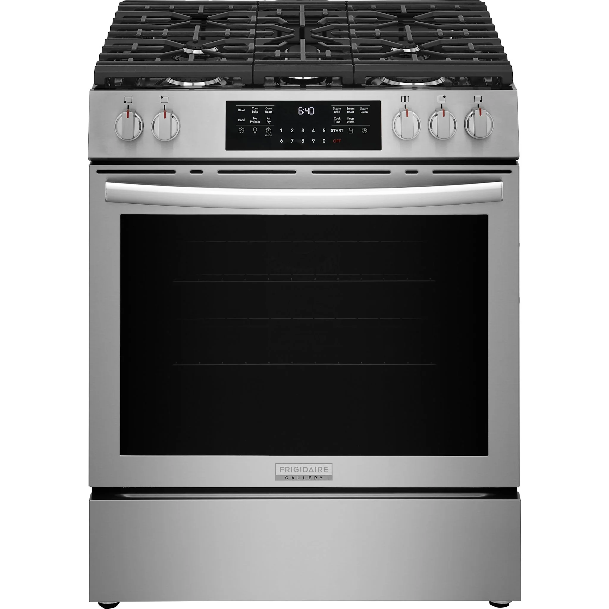 Frigidaire Gallery 30" Gas Range (GCFG3059BF) - SmudgeProof Stainless SteeL