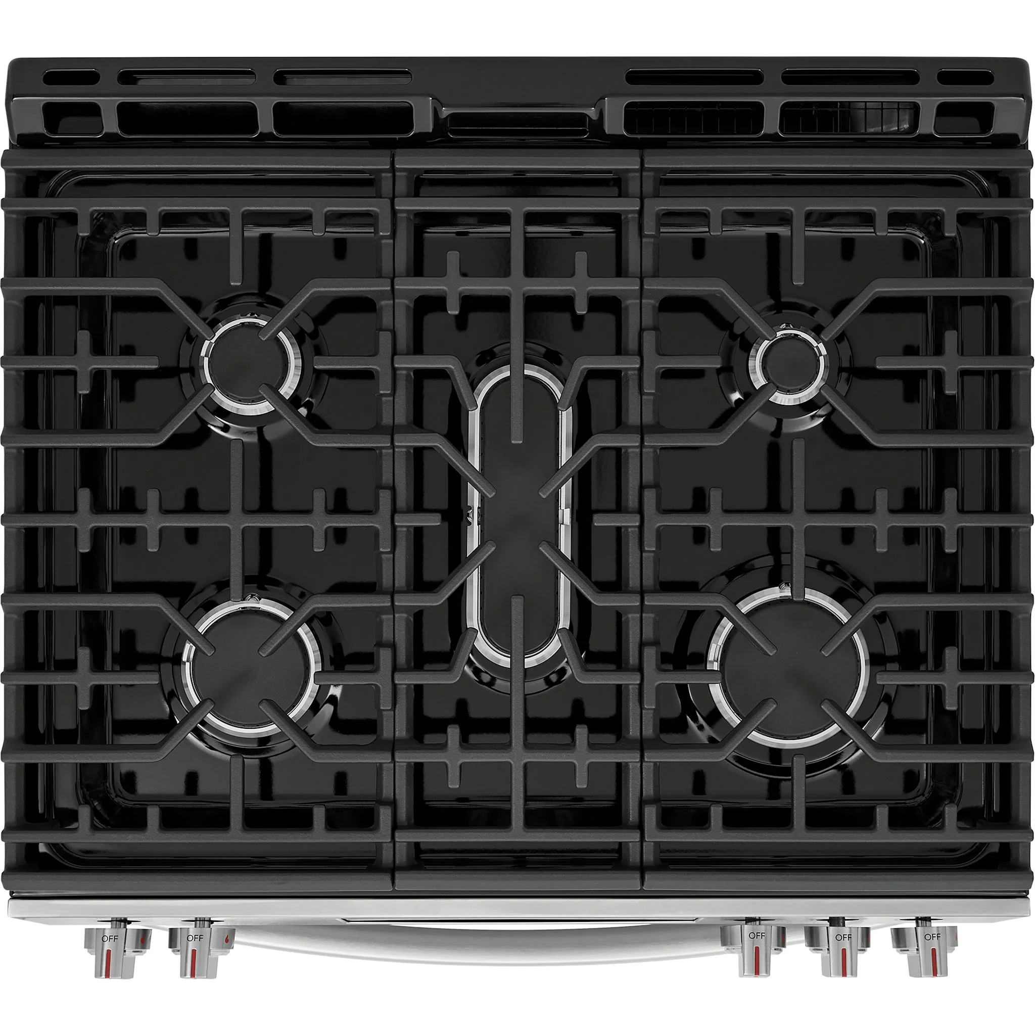 Frigidaire Gallery 30'' Front Control Gas Range with Stone-Baked Pizza - Stainless Steel (GCFG3070BF) - Image 14