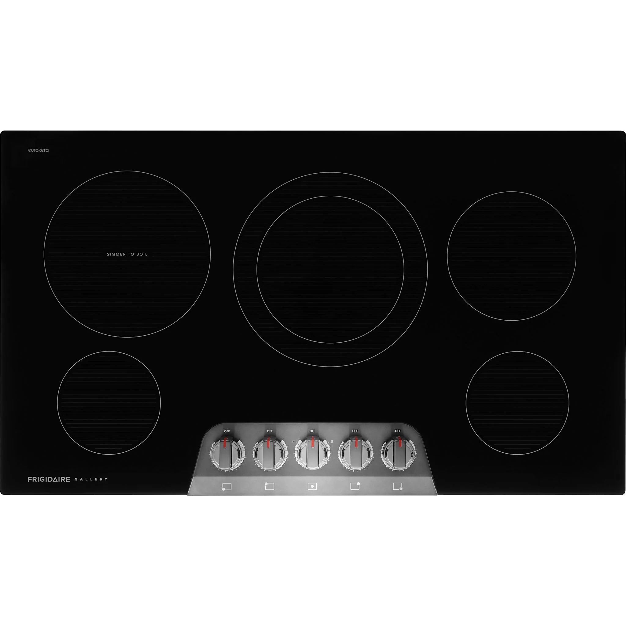 Frigidaire Gallery 36" Electric Cooktop -Black Stainless Steel (GCCE3670BD)