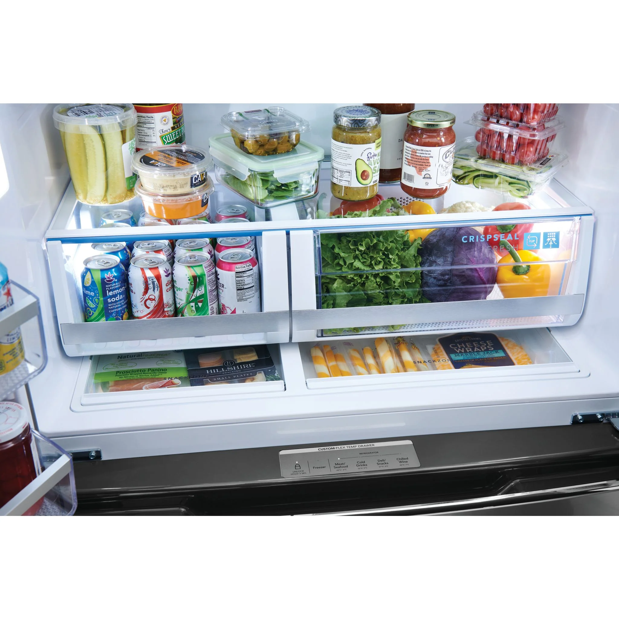 Frigidaire Gallery 22 Cu. Ft. Counter-Depth 4-Door French Door Refrigerator - Black Stainless ( GRMC2273CD ) - Image 22