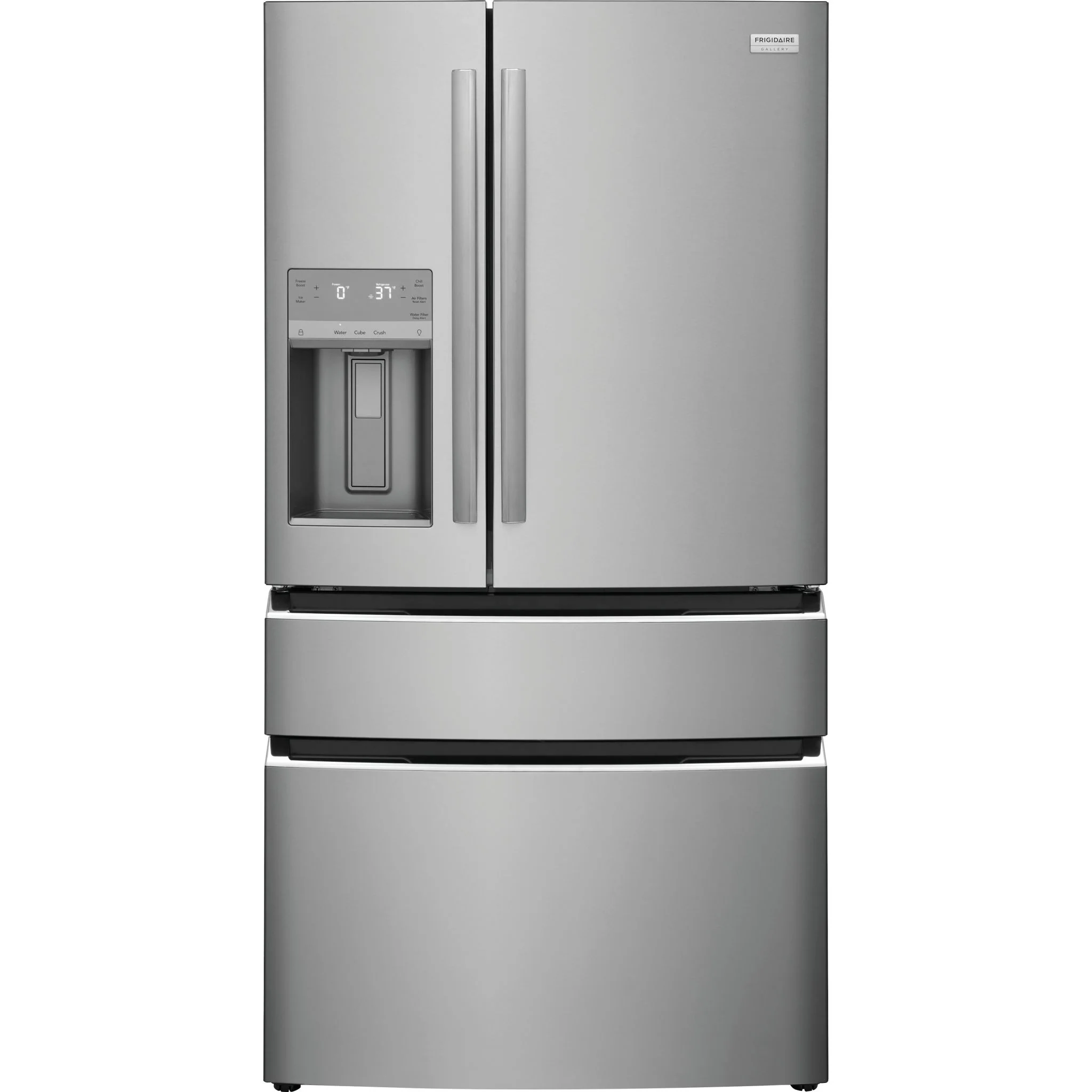 Frigidaire Gallery 22 Cu. Ft. Counter-Depth 4-Door French Door Refrigerator - Stainless Steel ( GRMC2273CF )