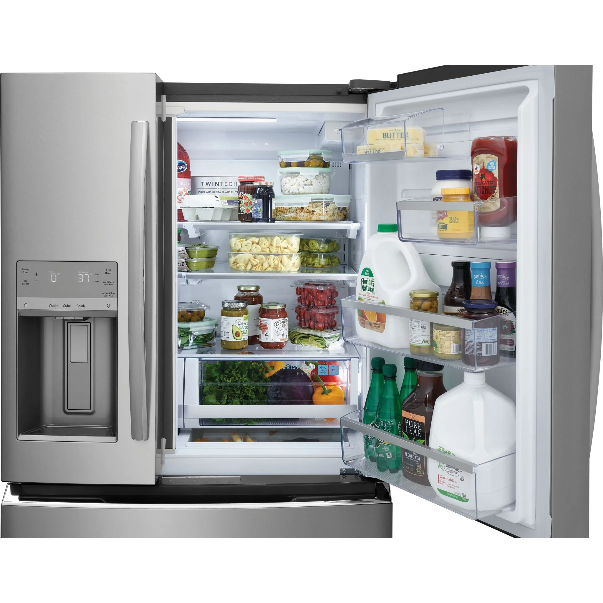 Frigidaire Gallery 22 Cu. Ft. Counter-Depth 4-Door French Door Refrigerator - Stainless Steel ( GRMC2273CF ) - Image 9