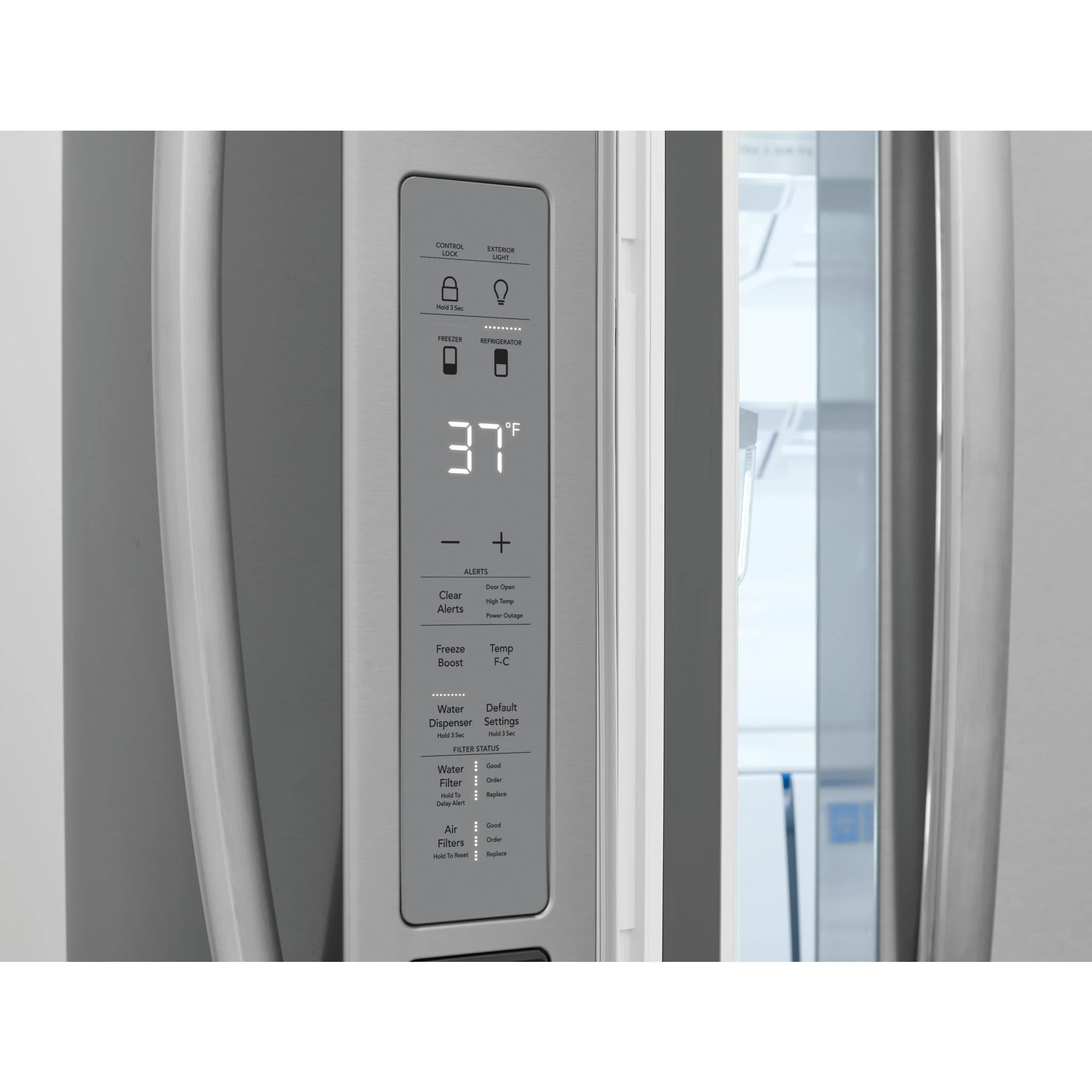 Frigidaire Gallery 27 Cu. Ft. Standard-Depth 4-Door French Door Refrigerator - Stainless Steel ( GRMN2872AF ) - Image 12