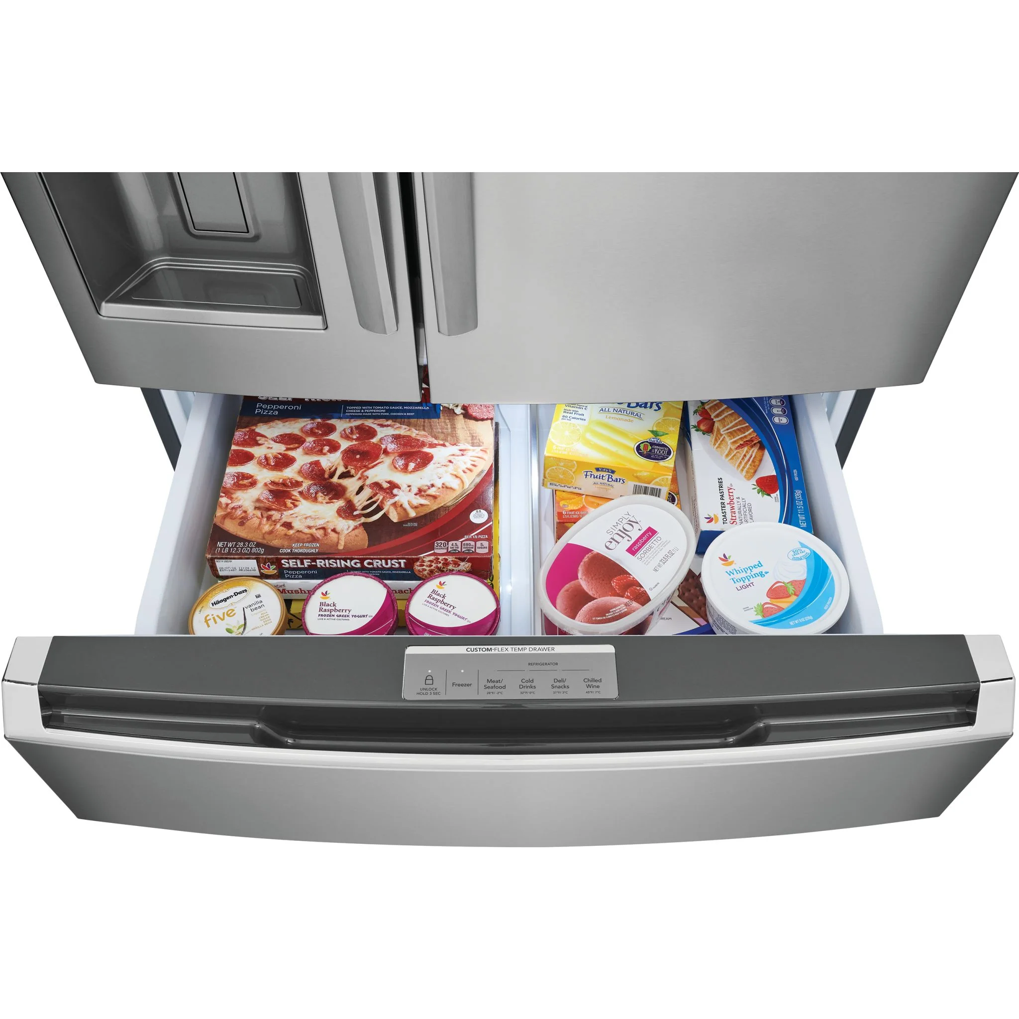 Frigidaire Gallery 26 Cu. Ft. Standard-Depth 4-Door French Door Refrigerator - Stainless Steel ( GRMS2773AF ) - Image 11
