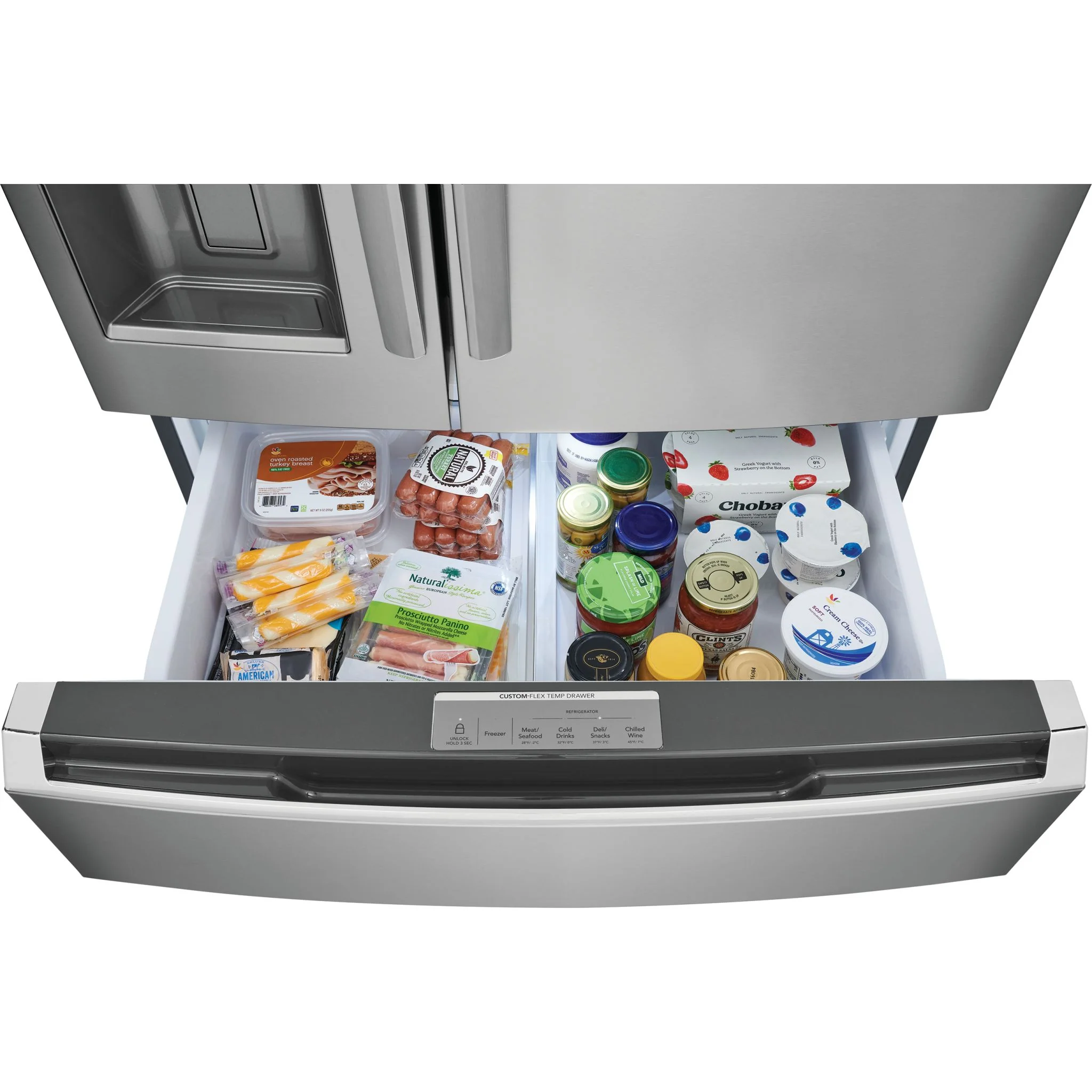 Frigidaire Gallery 26 Cu. Ft. Standard-Depth 4-Door French Door Refrigerator - Stainless Steel ( GRMS2773AF ) - Image 12