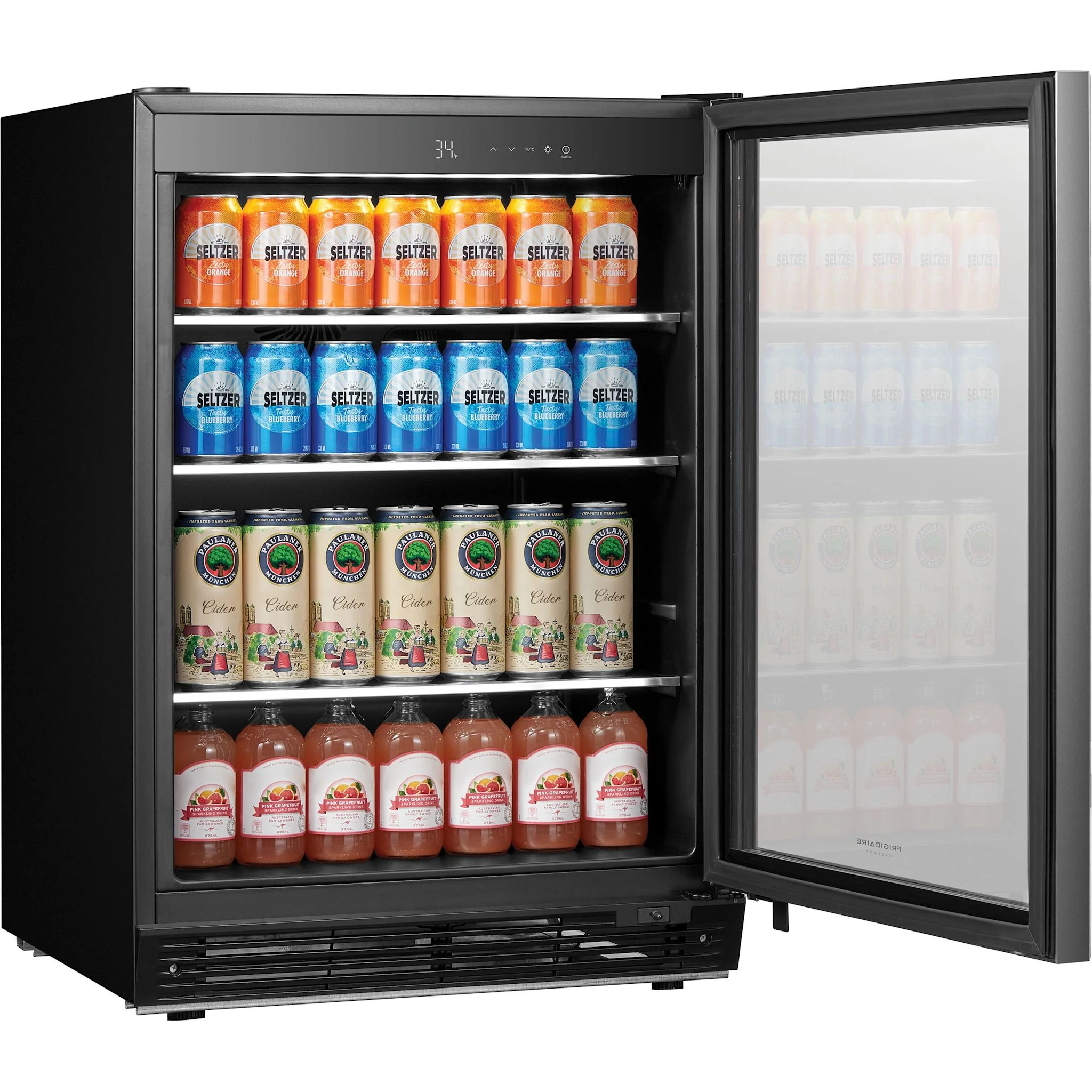 Frigidaire Gallery Built In or Freestanding 185 Can Beverage Center - Stainless Steel (GRYB5426AS) - Image 3