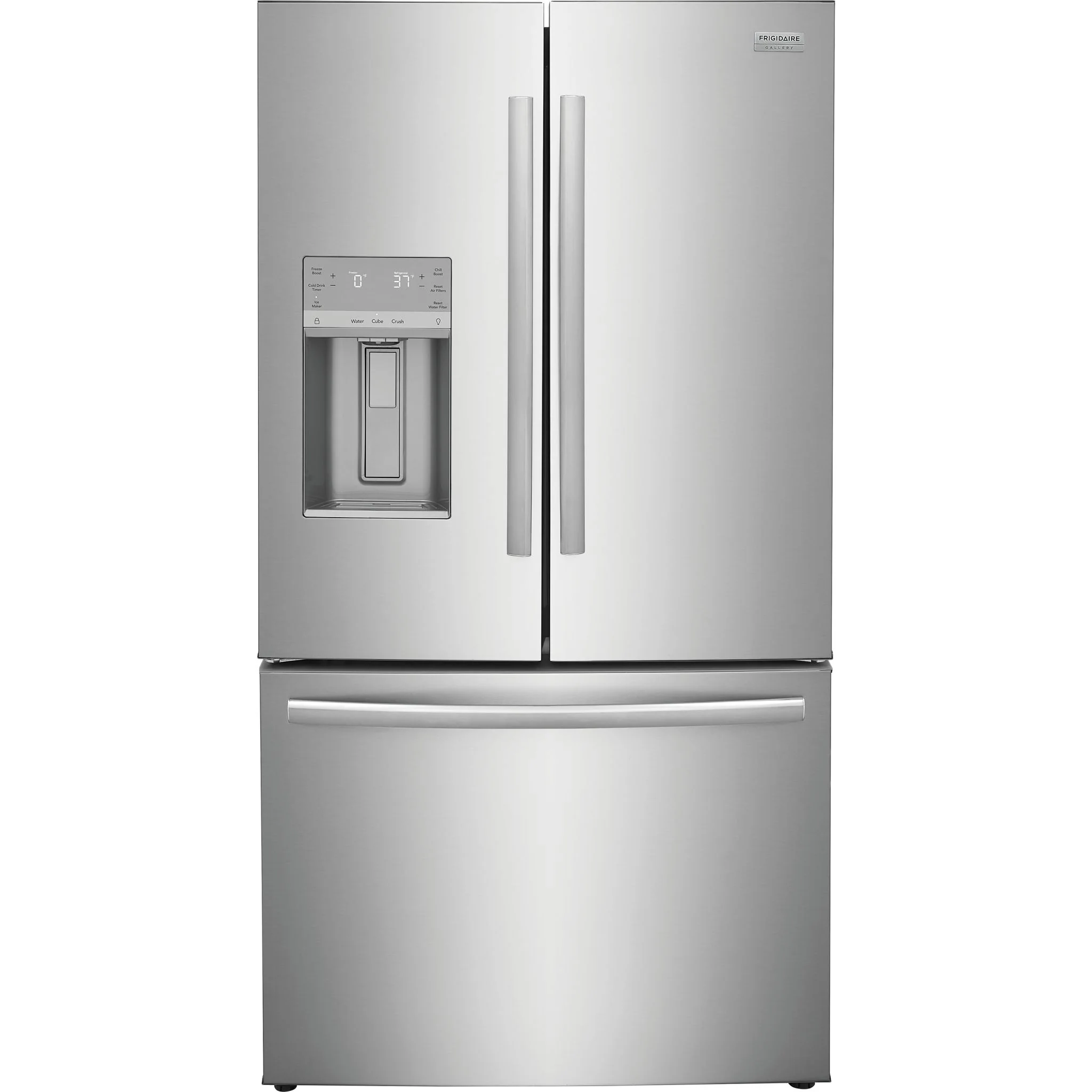 Frigidaire Gallery 23 Cu. Ft. Counter-Depth French Door Refrigerator - Stainless Steel ( GRFC2353AF )
