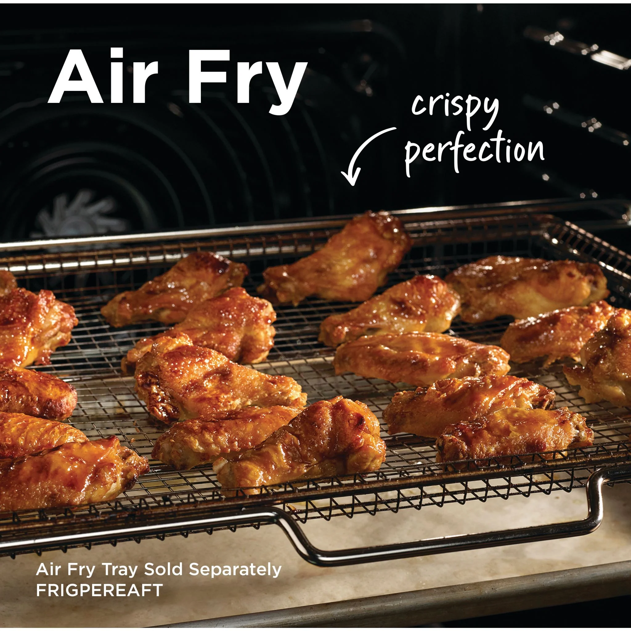 Frigidaire Gallery 30" Rear Control Gas Range with Total Convection - Black Stainless ( GCRG3060BD ) - Image 14