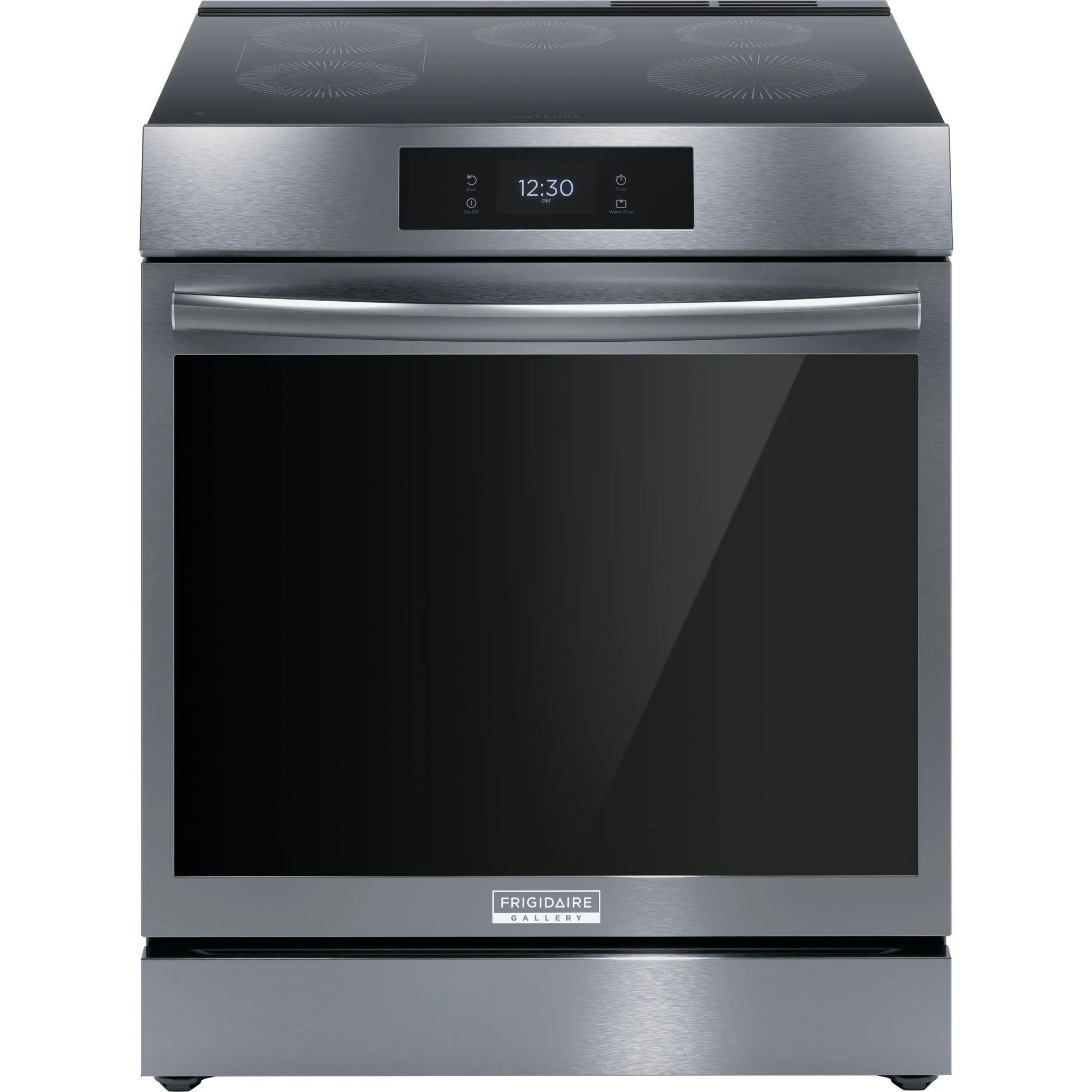 Frigidaire Gallery 30" Front Control Induction Range with Total Convection - Black Stainless ( GCFI306CBD )